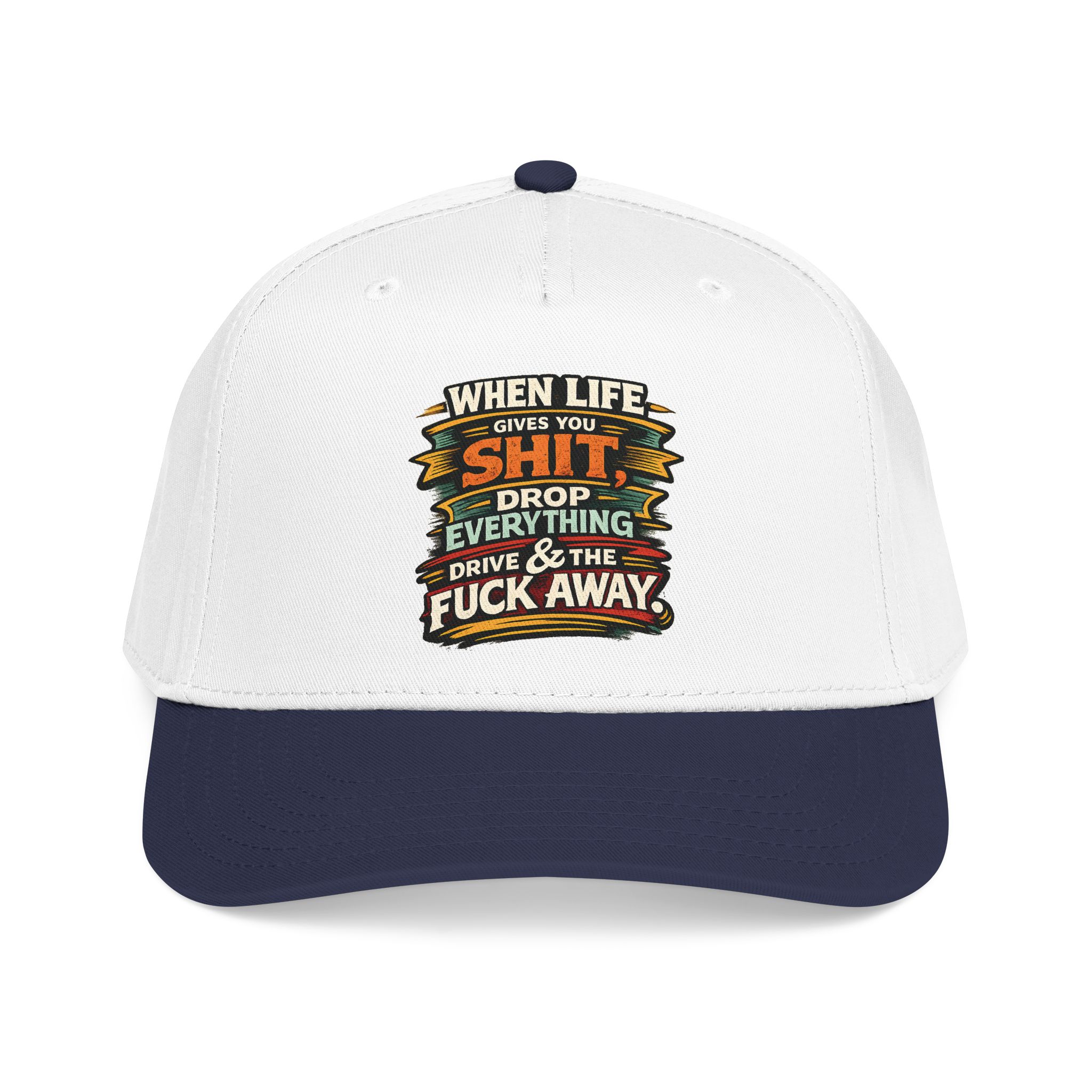 Baseball Cap - "When Live Gives You Shit" Design F**K-Line