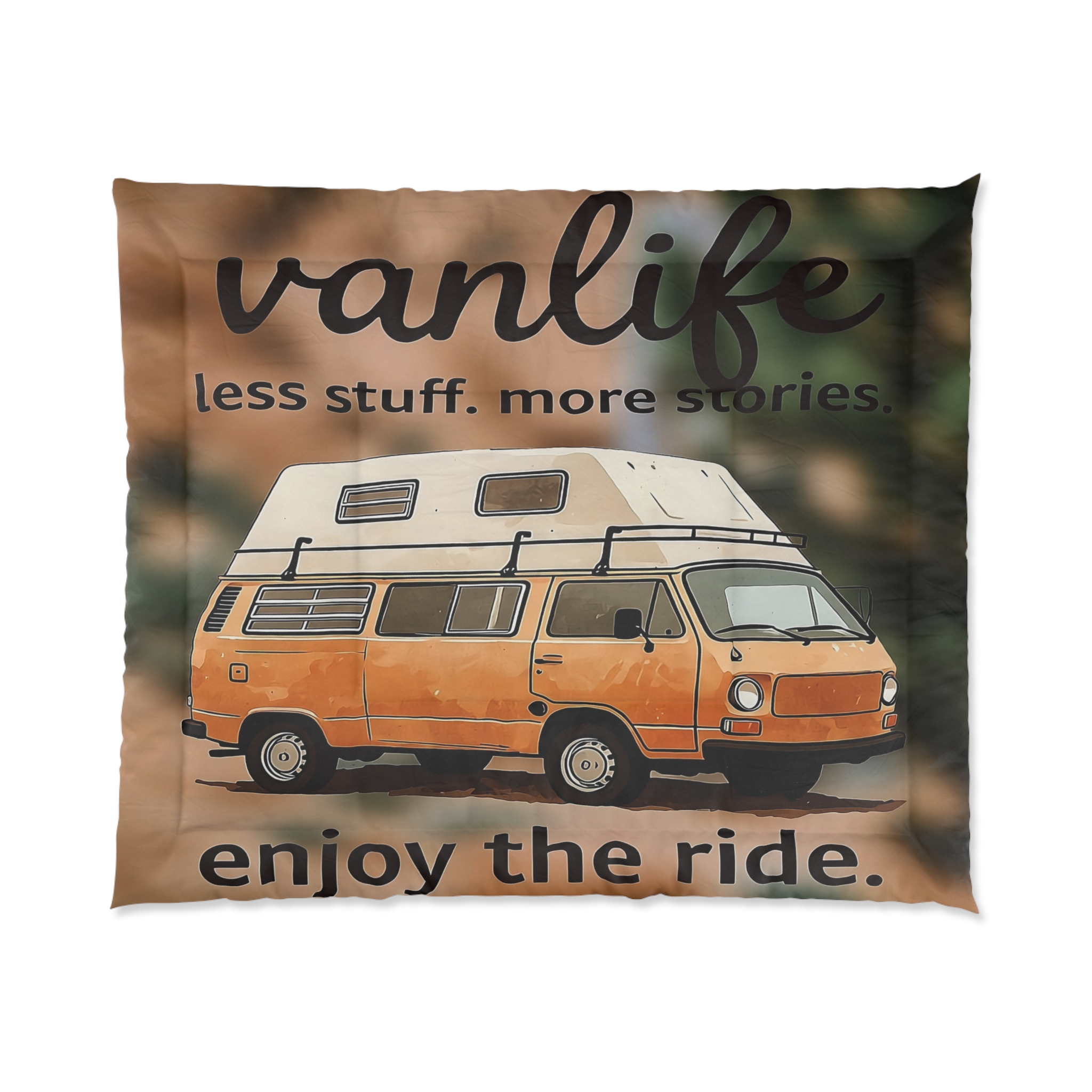 18051464376502106746_2048.jpeg Comforter — 'Vanlife: Enjoy the Ride' Camper Van Comforter
