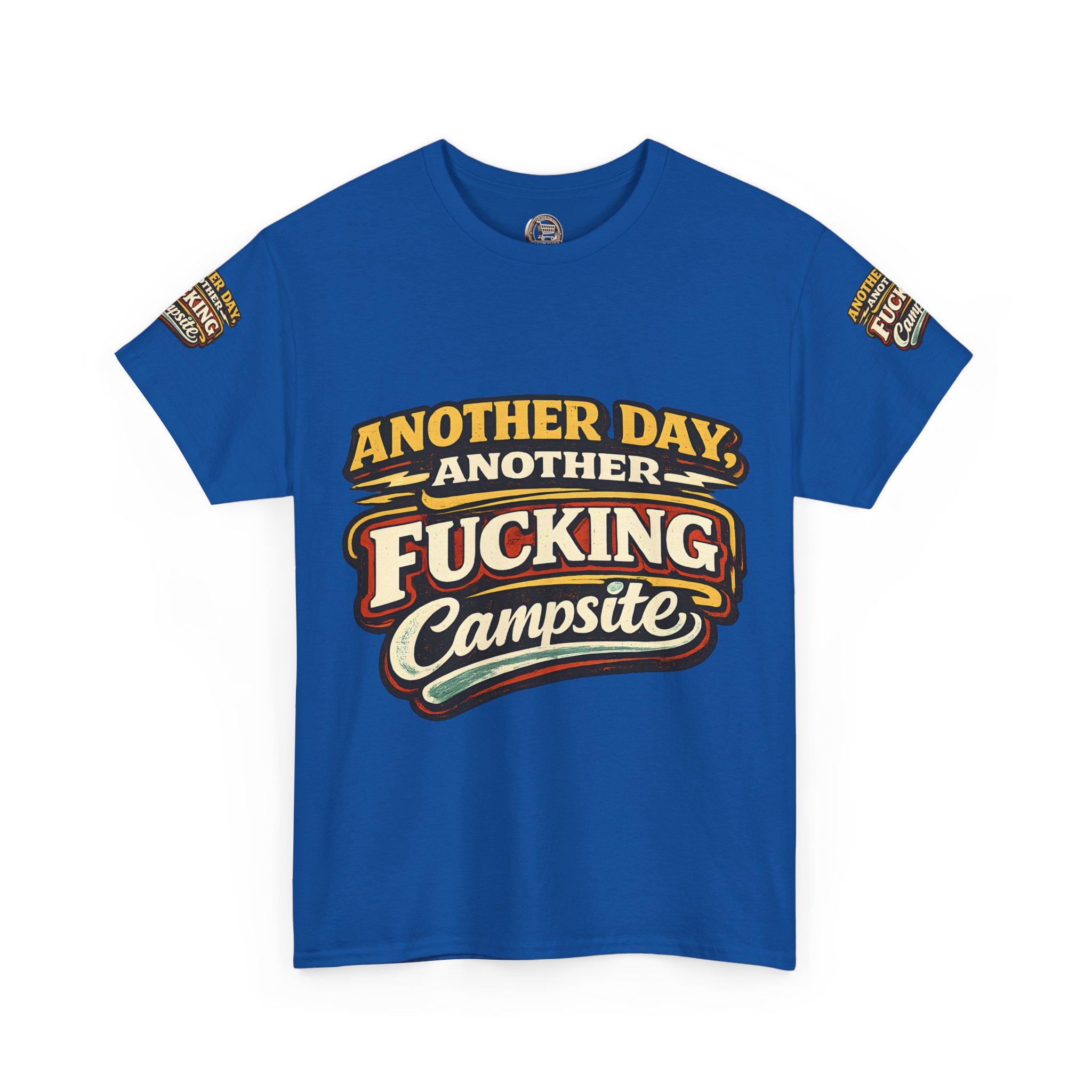 Unisex Heavy Cotton Tee — "Another Day" Design F**K-Line
