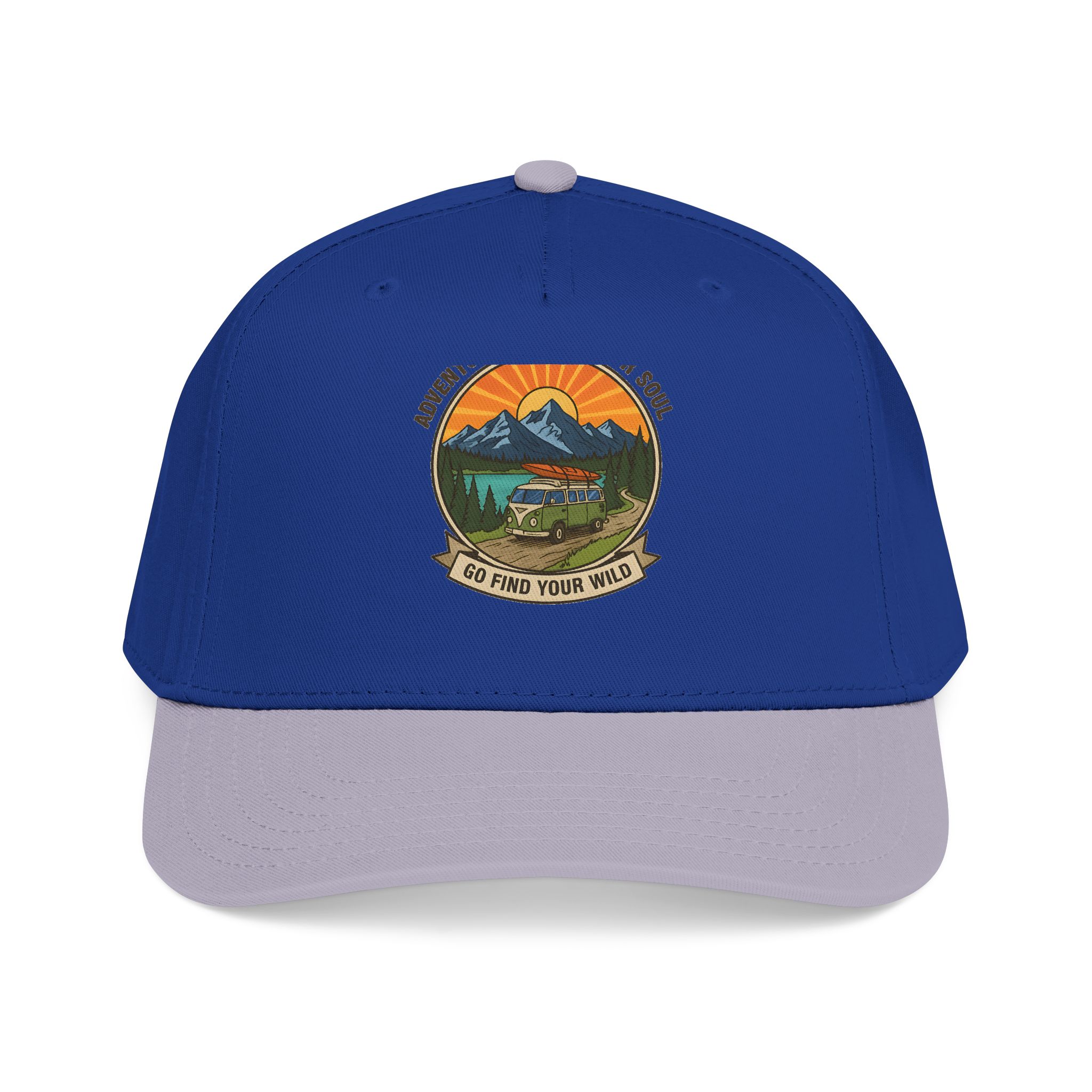 Baseball Cap — "Go Find Your Wild" Outdoor Patch