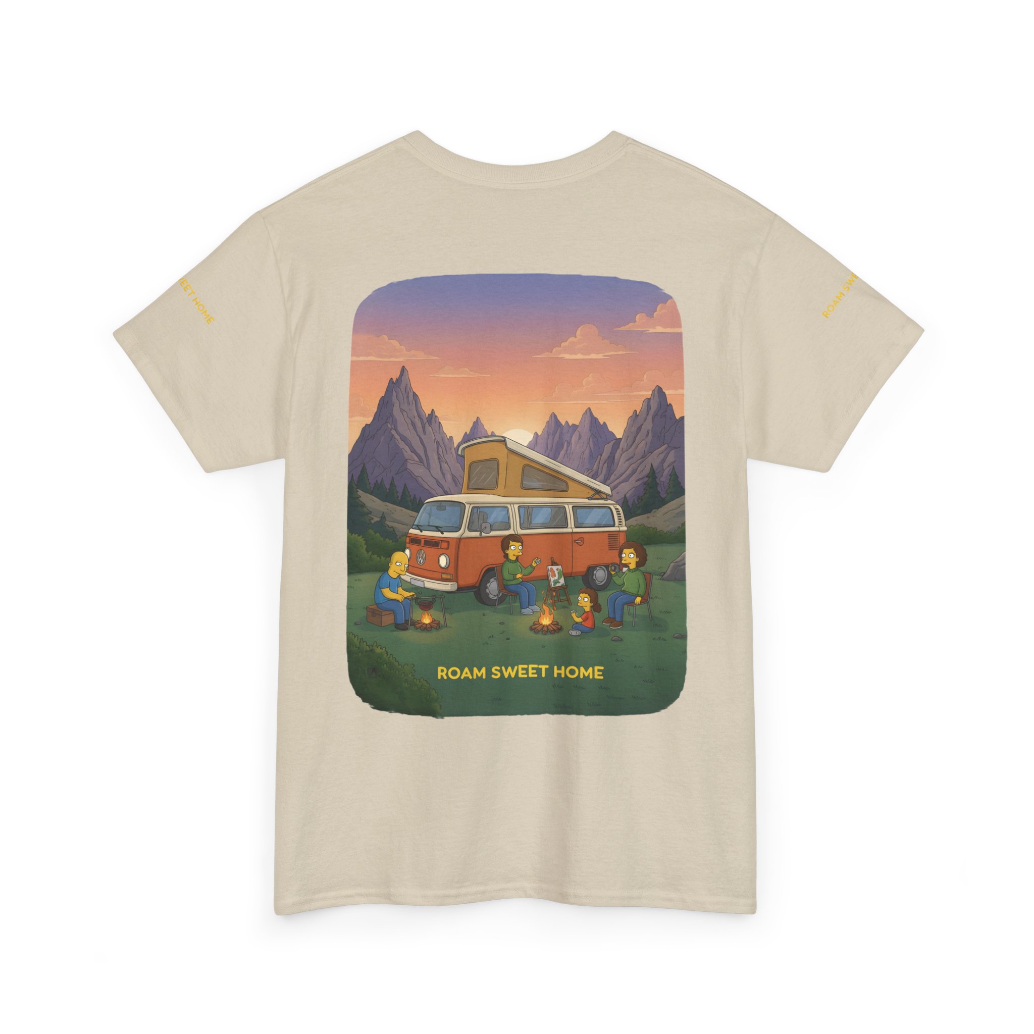Unisex Heavy Cotton Tee — "Roam Sweet Home" Design Sitcom-Line