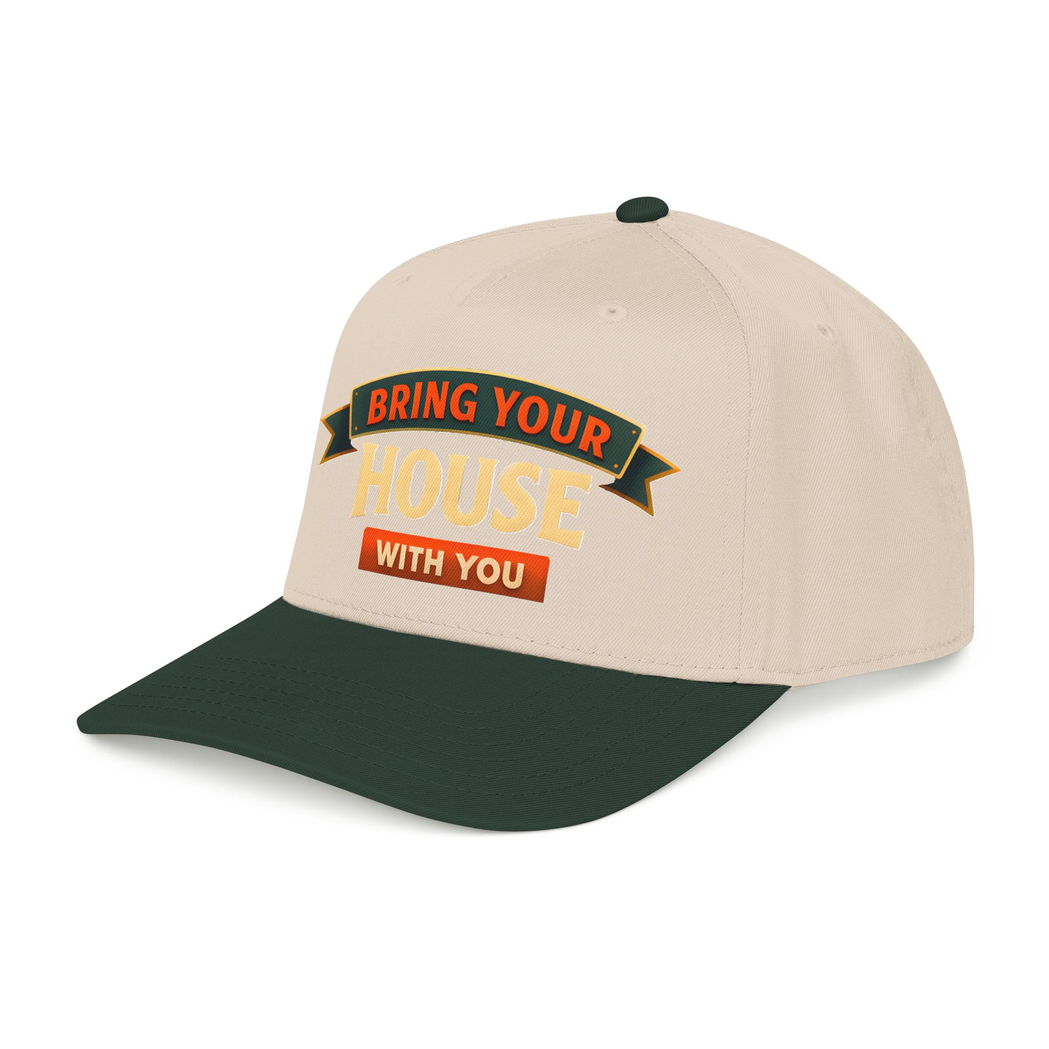 Baseball Cap - "Bring Your House With You" Design Scenic-Line