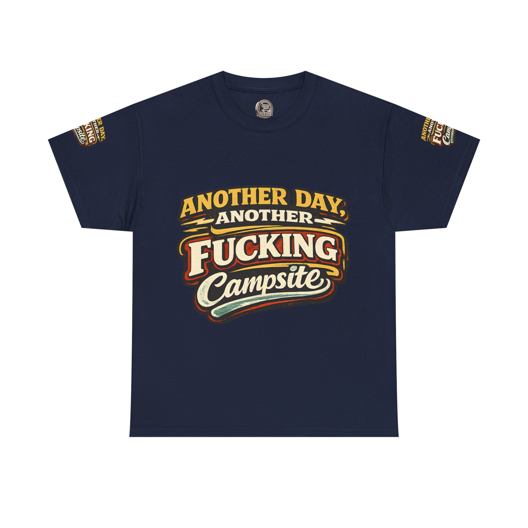 Unisex Heavy Cotton Tee — "Another Day" Design F**K-Line