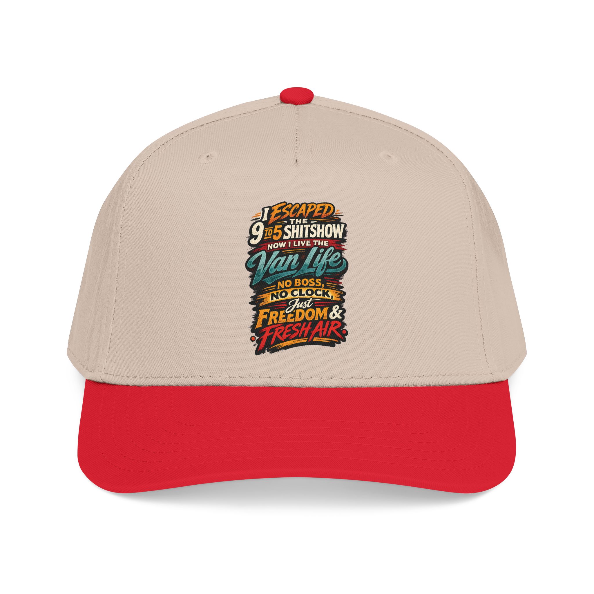 Baseball Cap - "I Escaped The 9 To 5" Design F**K-Line