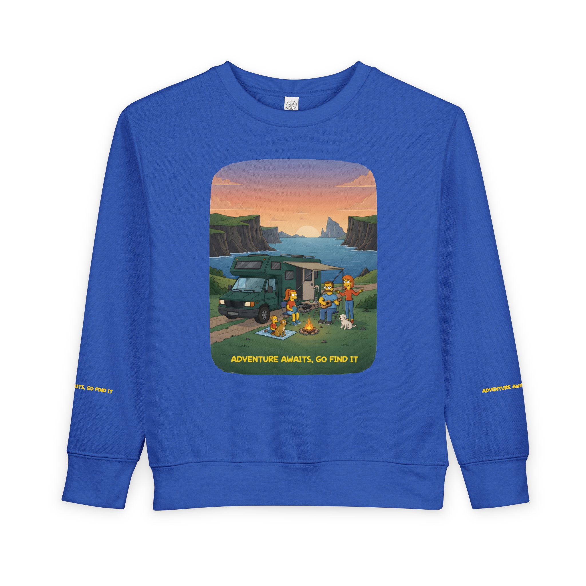 18139669249218139790_2048-1.jpeg Toddler Sweatshirt - "Adventure Awaits-Go Find It" (Design Sitcom-Line)