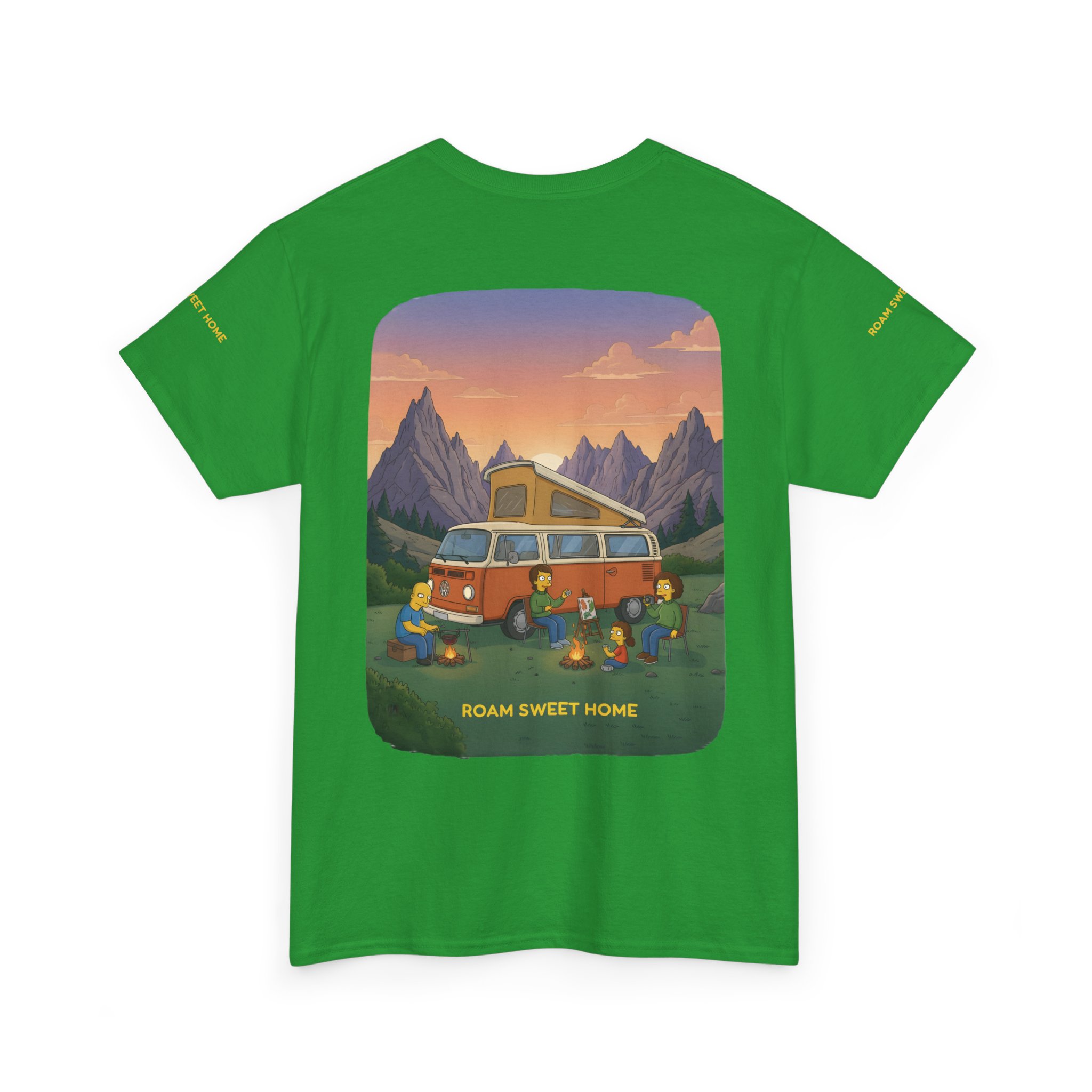 Unisex Heavy Cotton Tee — "Roam Sweet Home" Design Sitcom-Line
