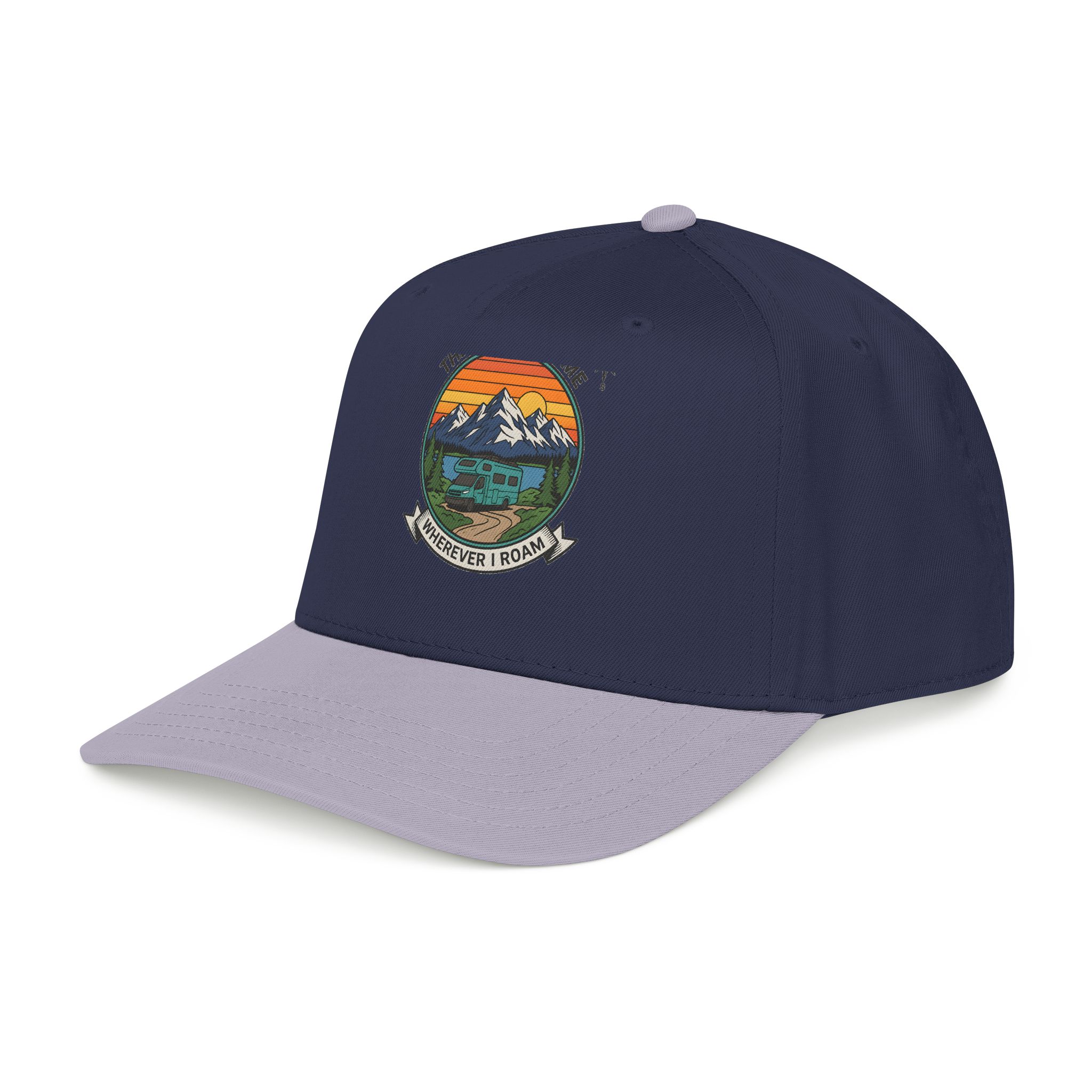 Baseball Cap — "The Road Is Home, Wherever I Roam"