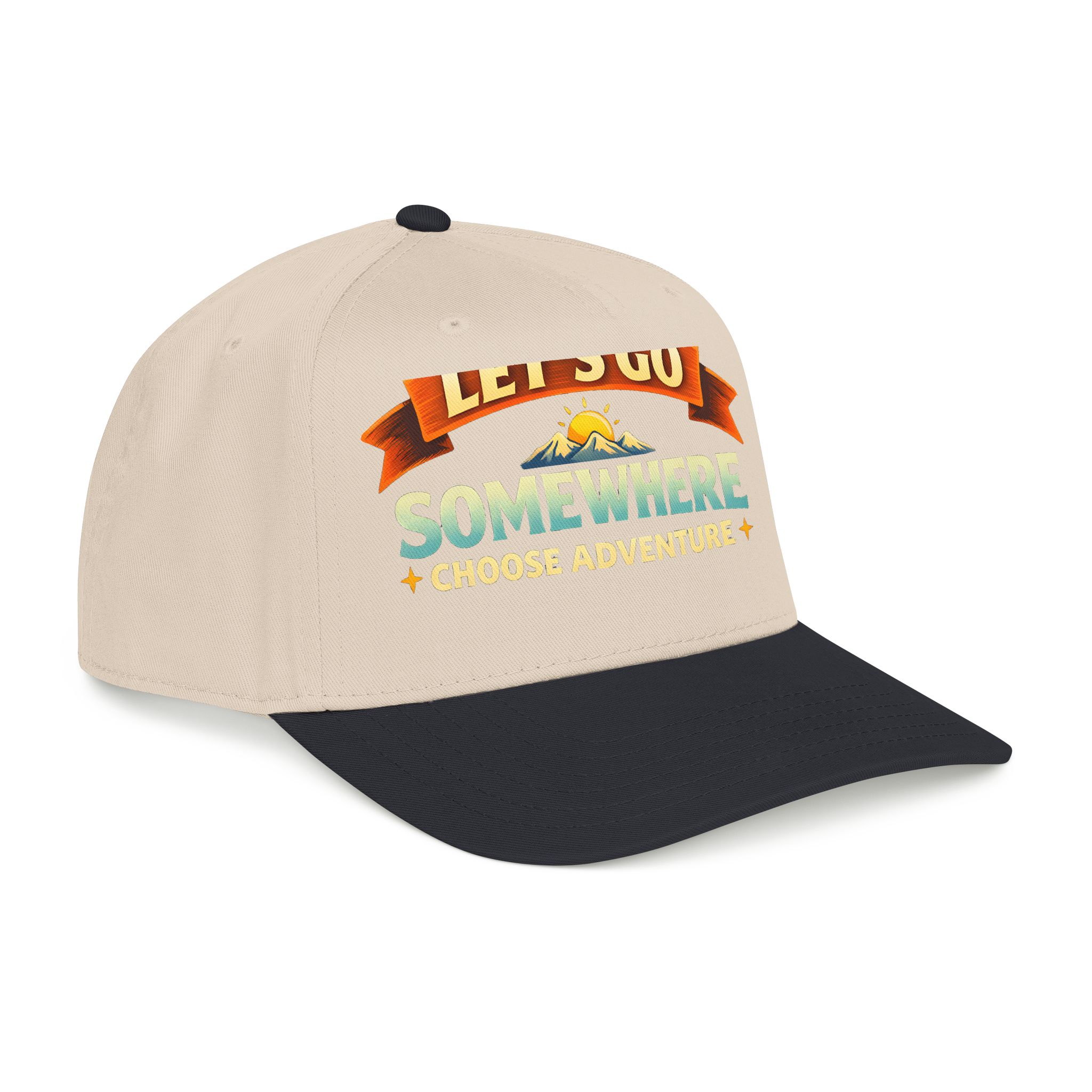 18159606460903237755_2048.jpeg Baseball Cap - "Lets Go Somewhere" Design Scenic-Line