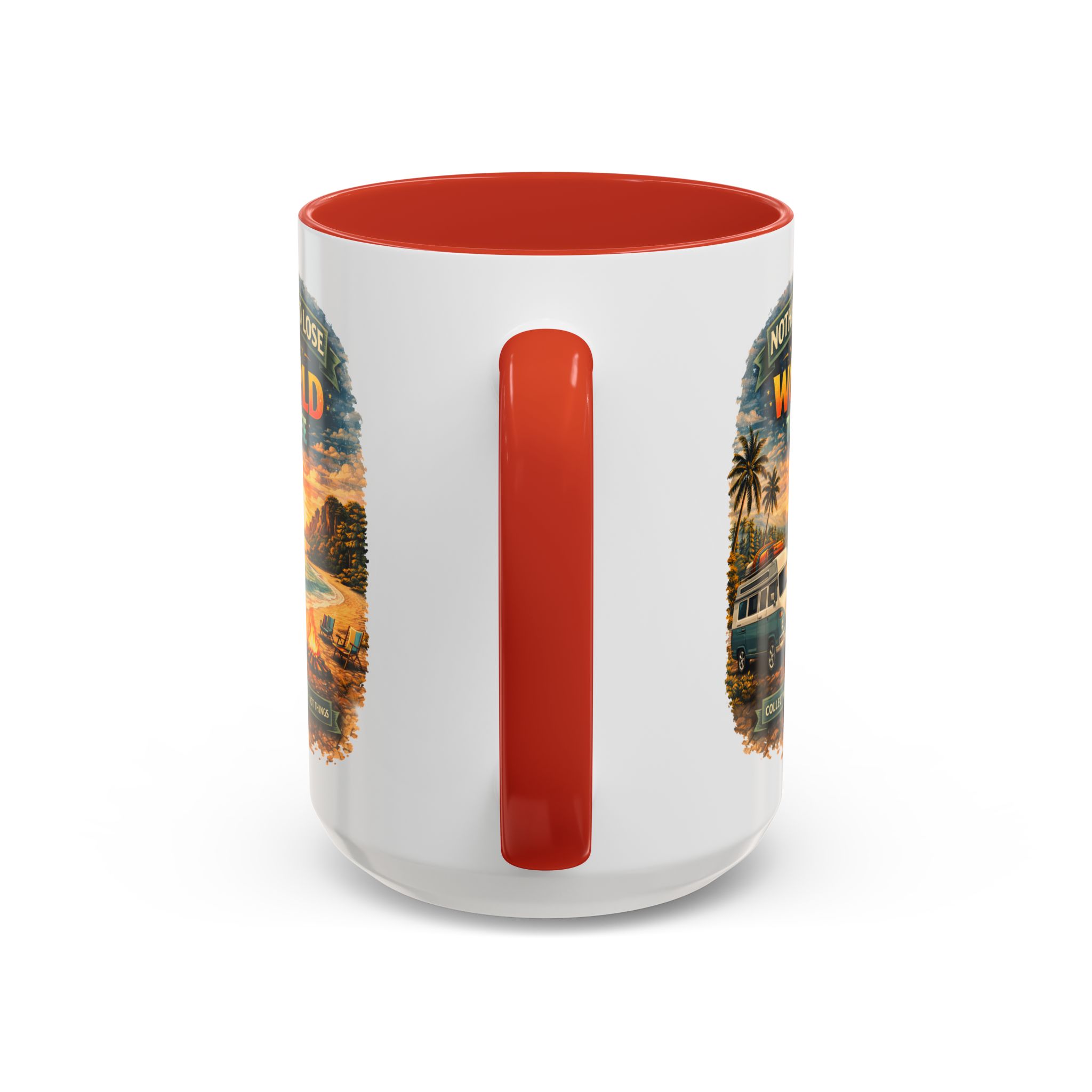 Accent Coffee Mug (11, 15oz) — "Nothing To Lose" Design Scenic-Line