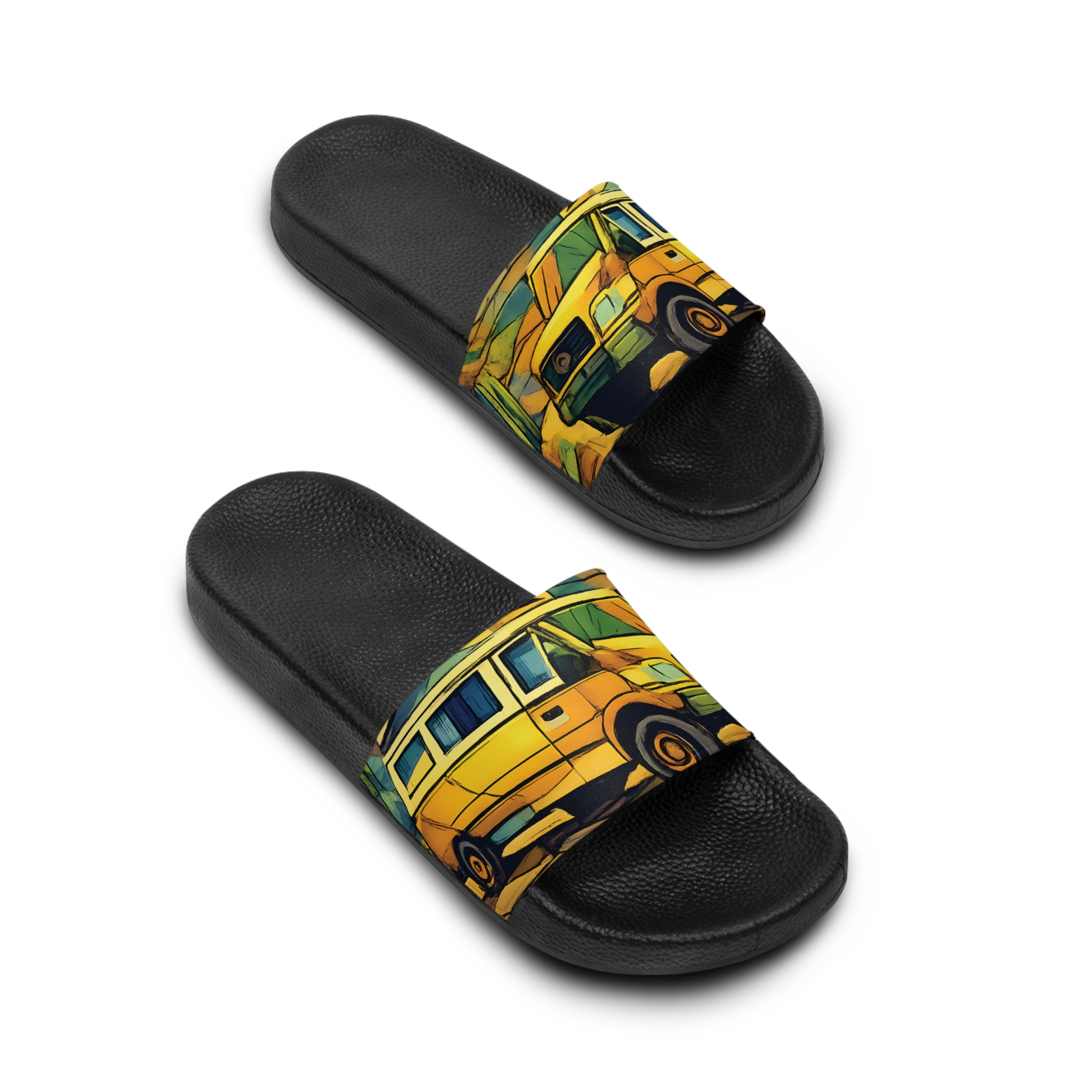 Men's Slide Sandals — Camper Vibes for Men (Cubic-Line)