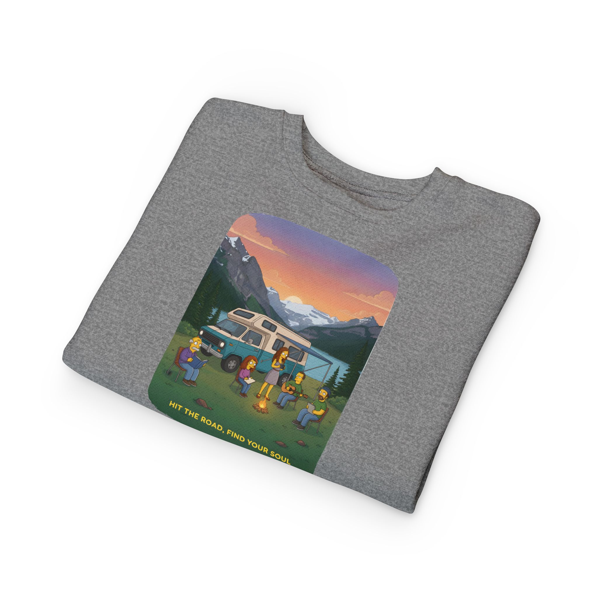Toddler Sweatshirt - "Hit The Road-Find Your Soul" (Design Sitcom-Line)