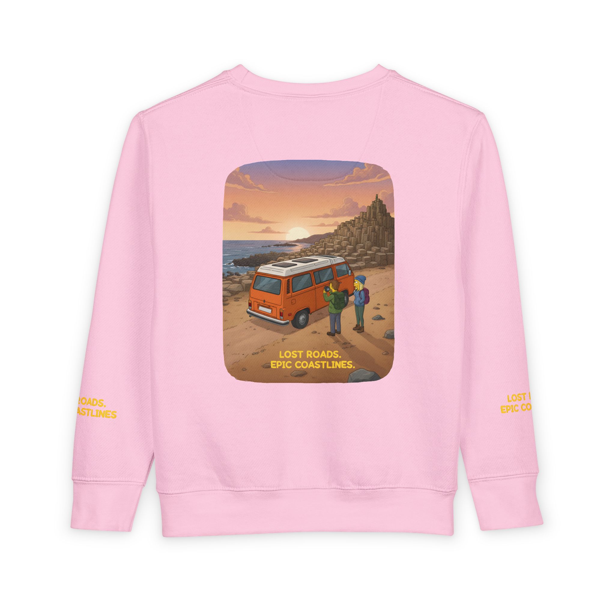 1821076490438405288_2048-1.jpeg Toddler Sweatshirt - "Lost Roads Epic Coastlines" (Design Sitcom-Line)