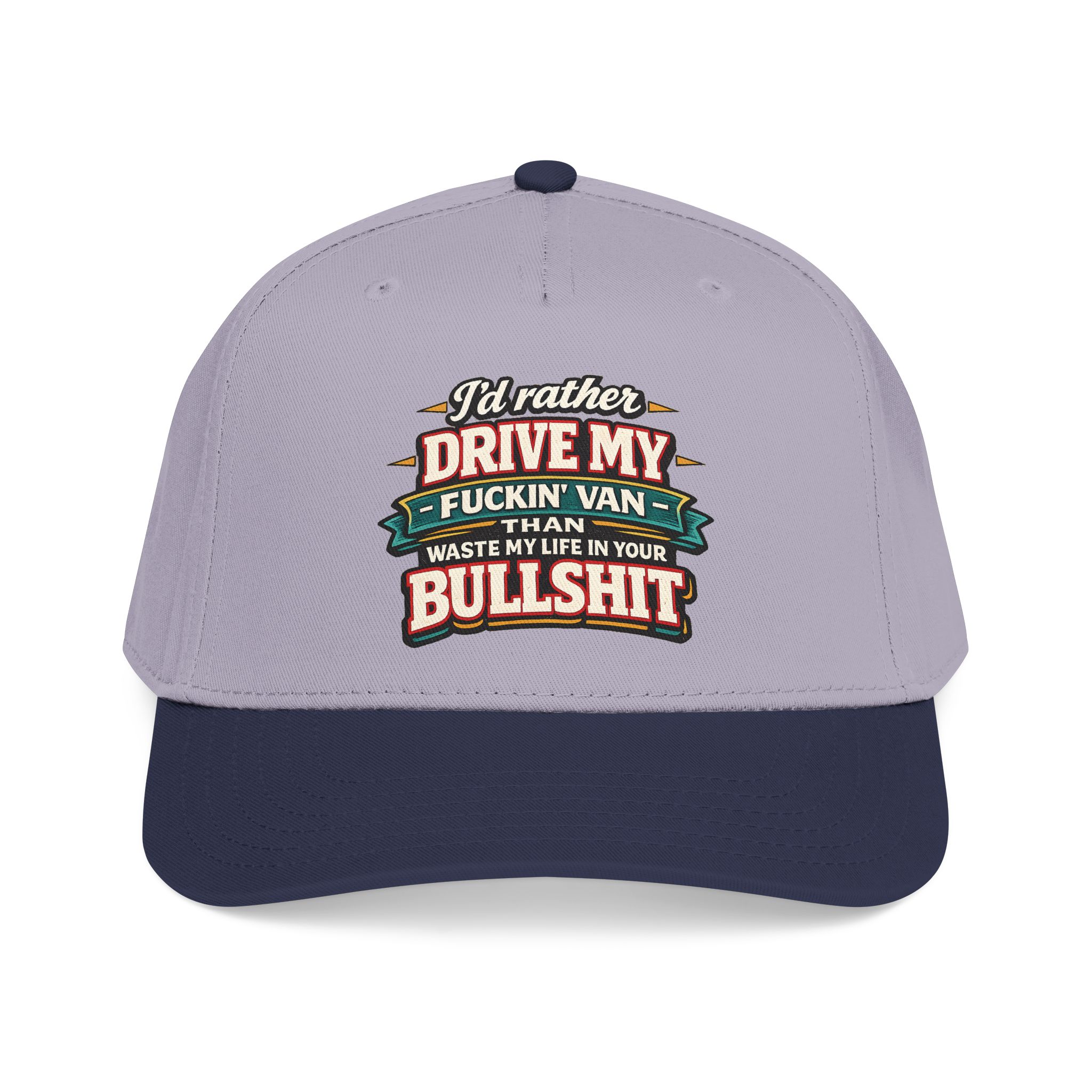 Baseball Cap - "I´d Rather Drive My Fucking Van" Design F**K-Line