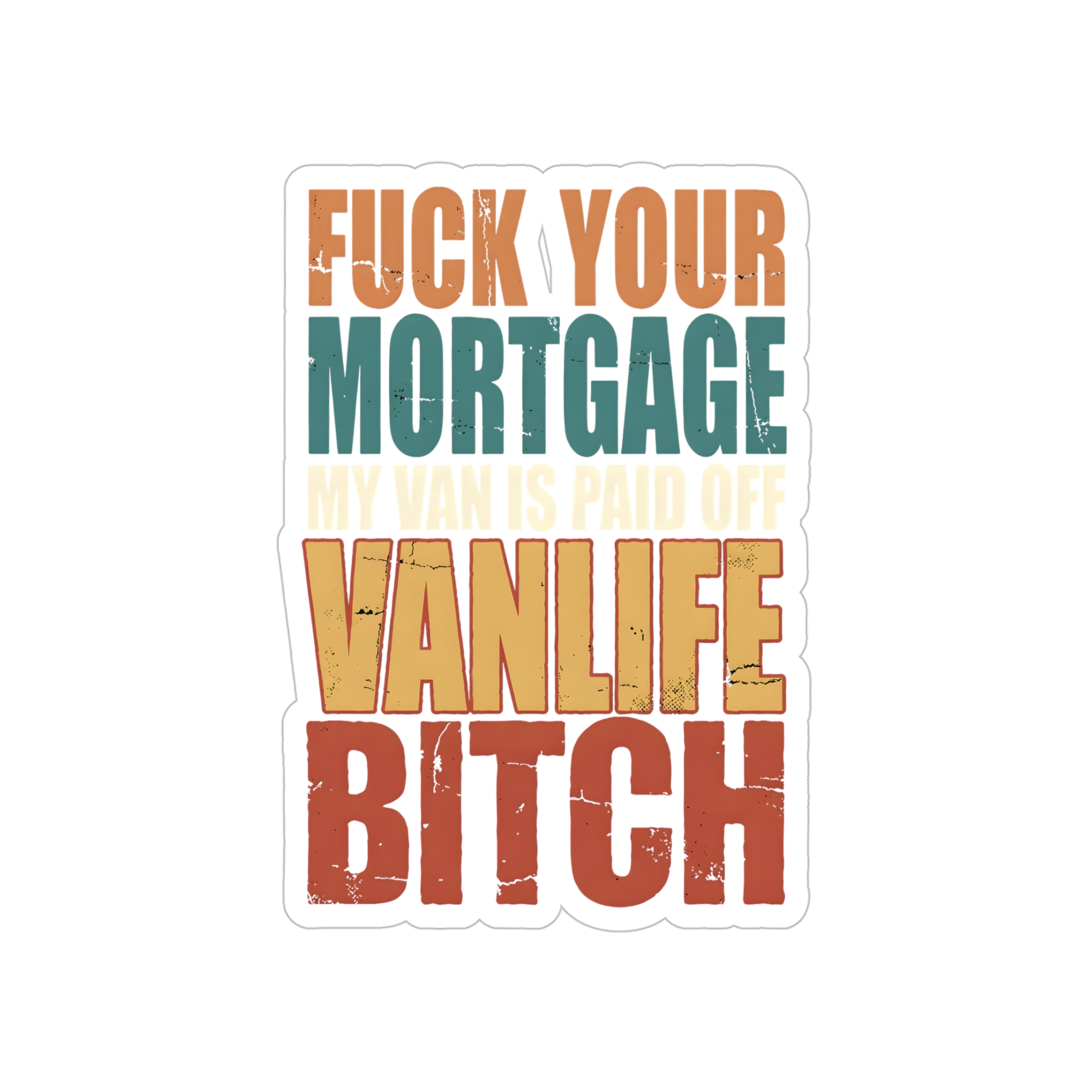 18229173750383280489_2048.jpeg Transparent Outdoor Stickers – "Fuck Your Mortgage" Design F**K-Line