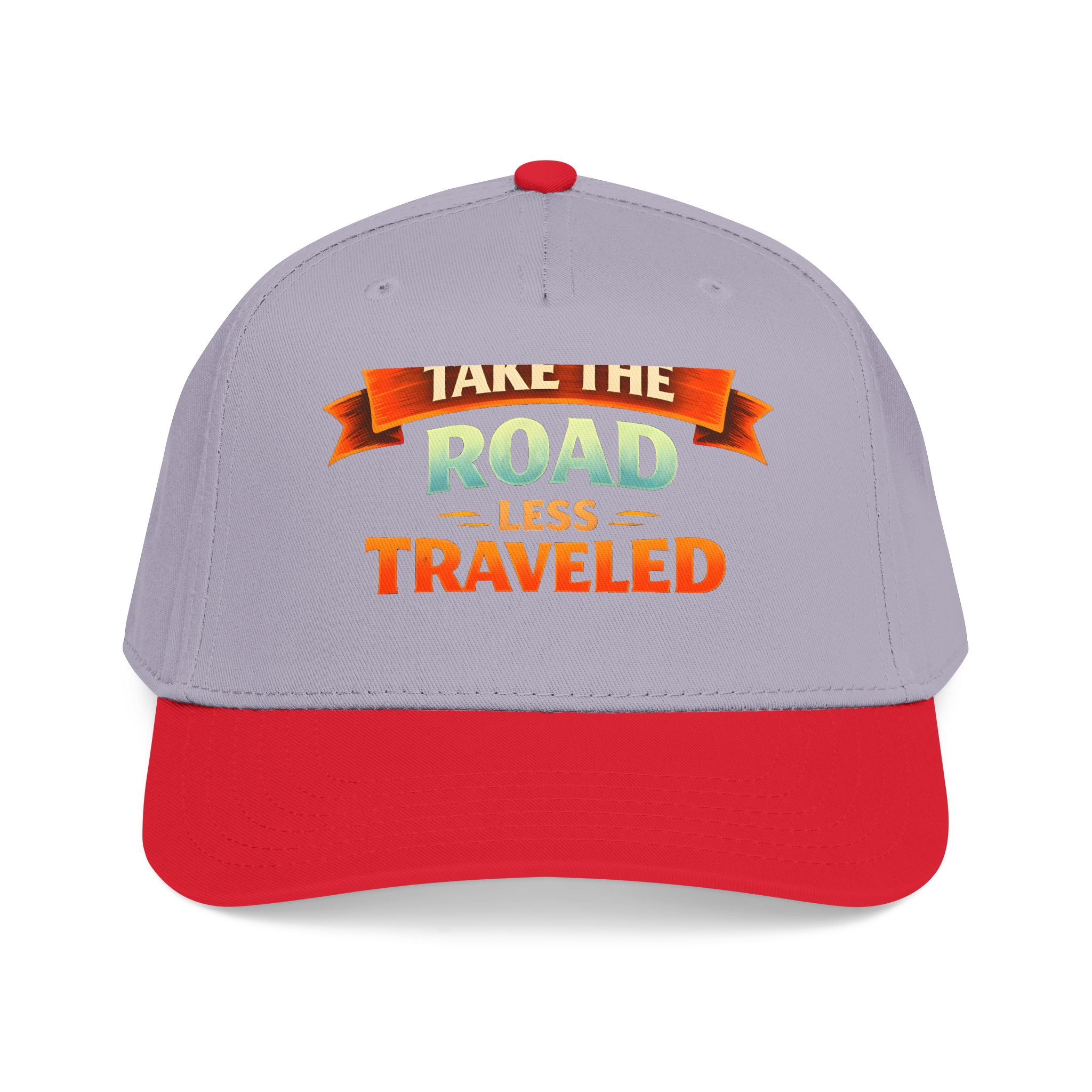 Baseball Cap - "Take The Road Less Traveled" Design Scenic-Line