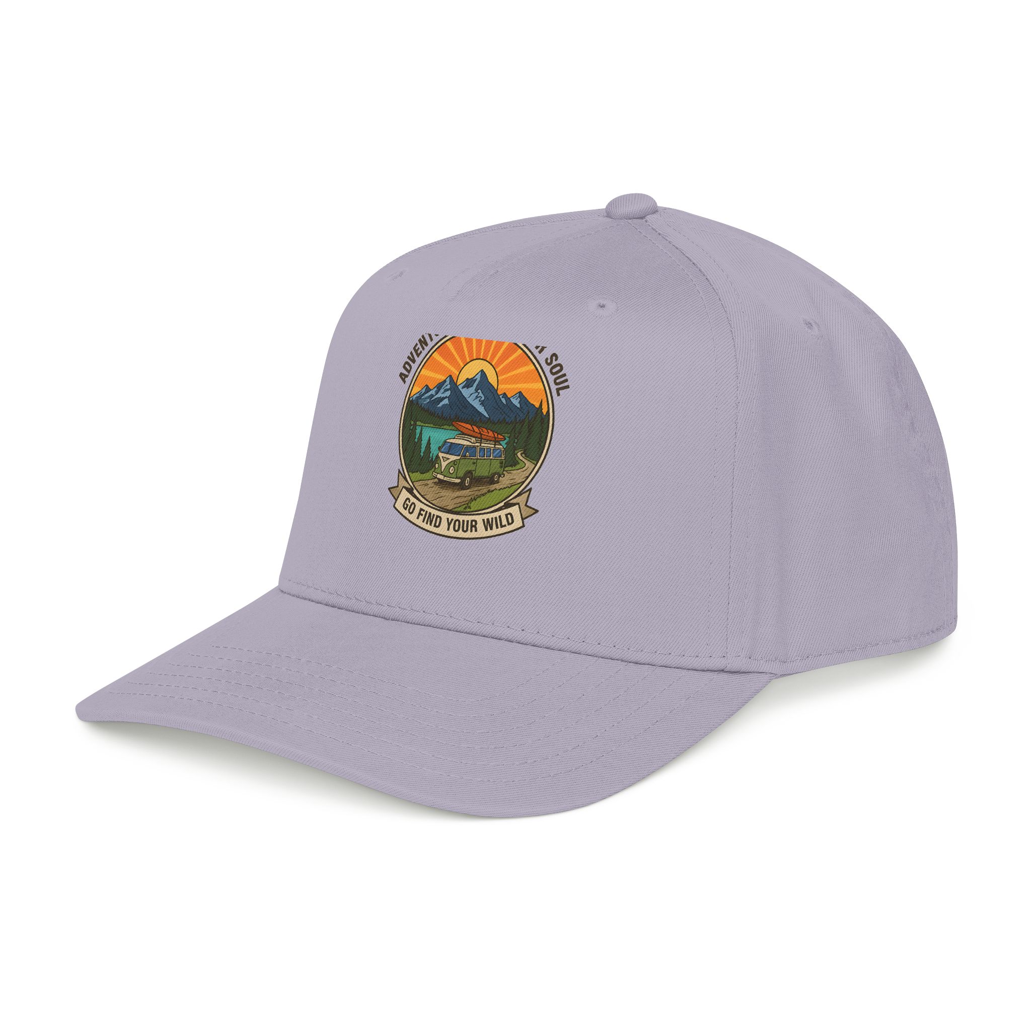 Baseball Cap — "Go Find Your Wild" Outdoor Patch