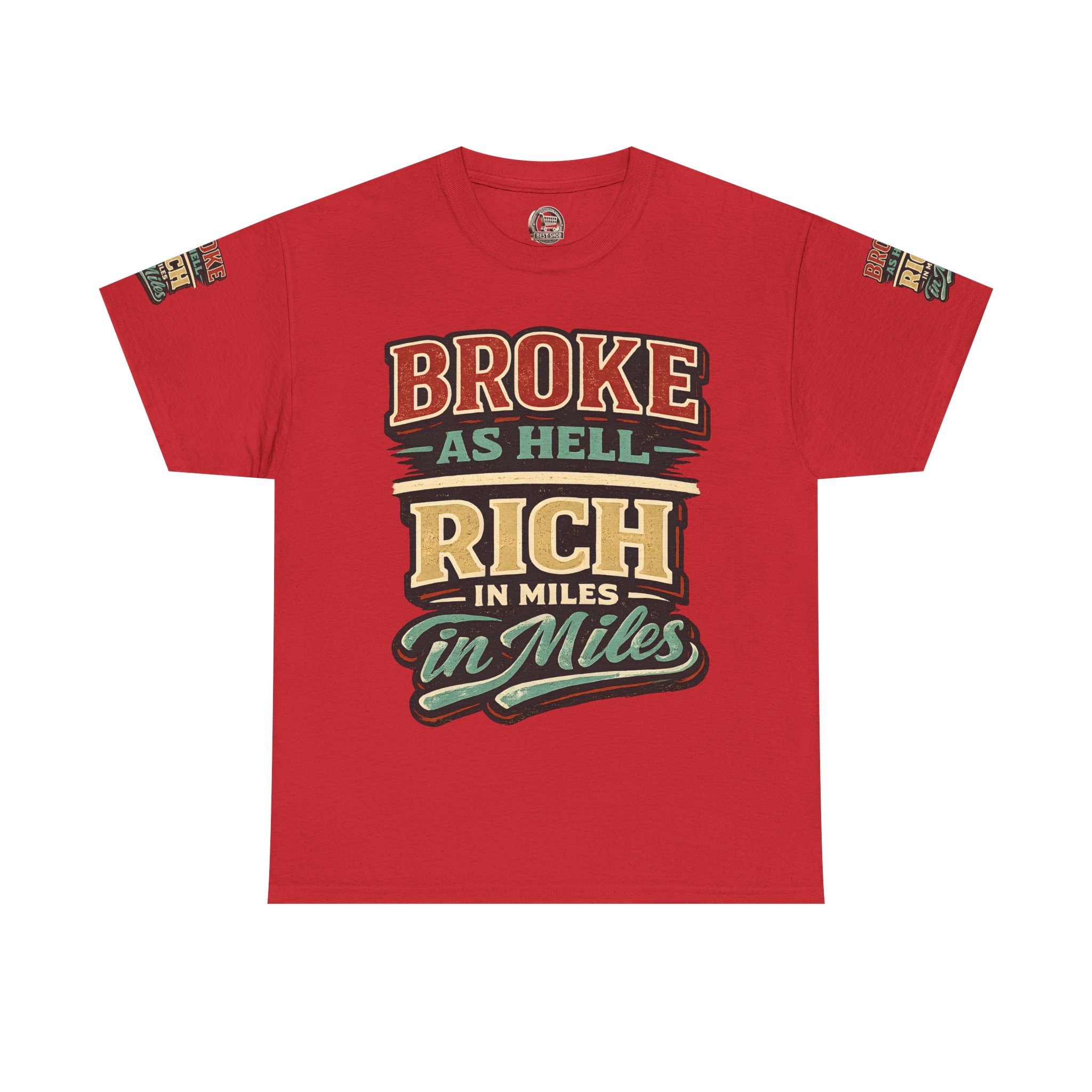 18269877414938348690_2048.jpeg Unisex Heavy Cotton Tee — "Broke As Hell" Design F**K-Line