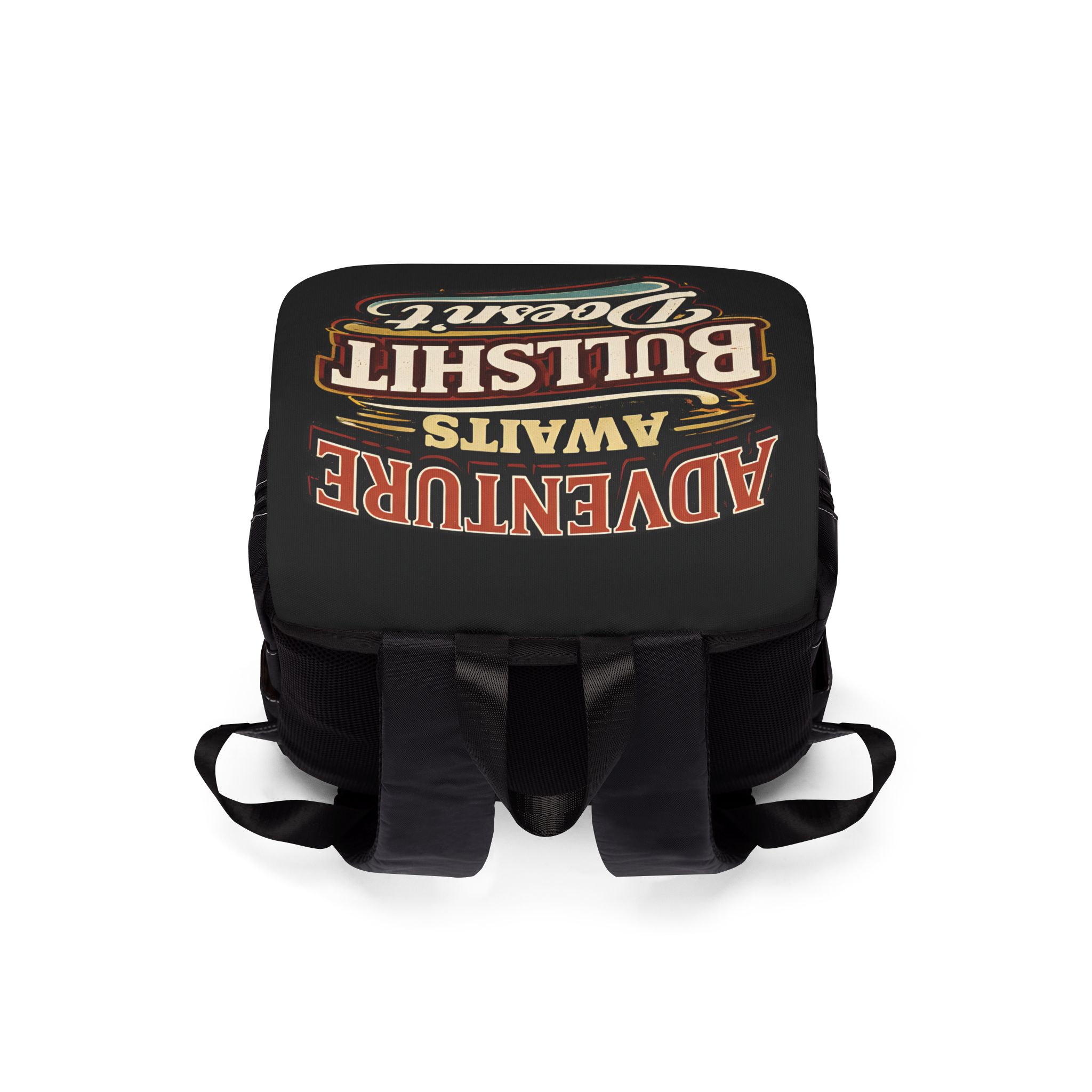 Unisex Casual Shoulder Backpack — "Adventure Awaits" Design F**K-Line