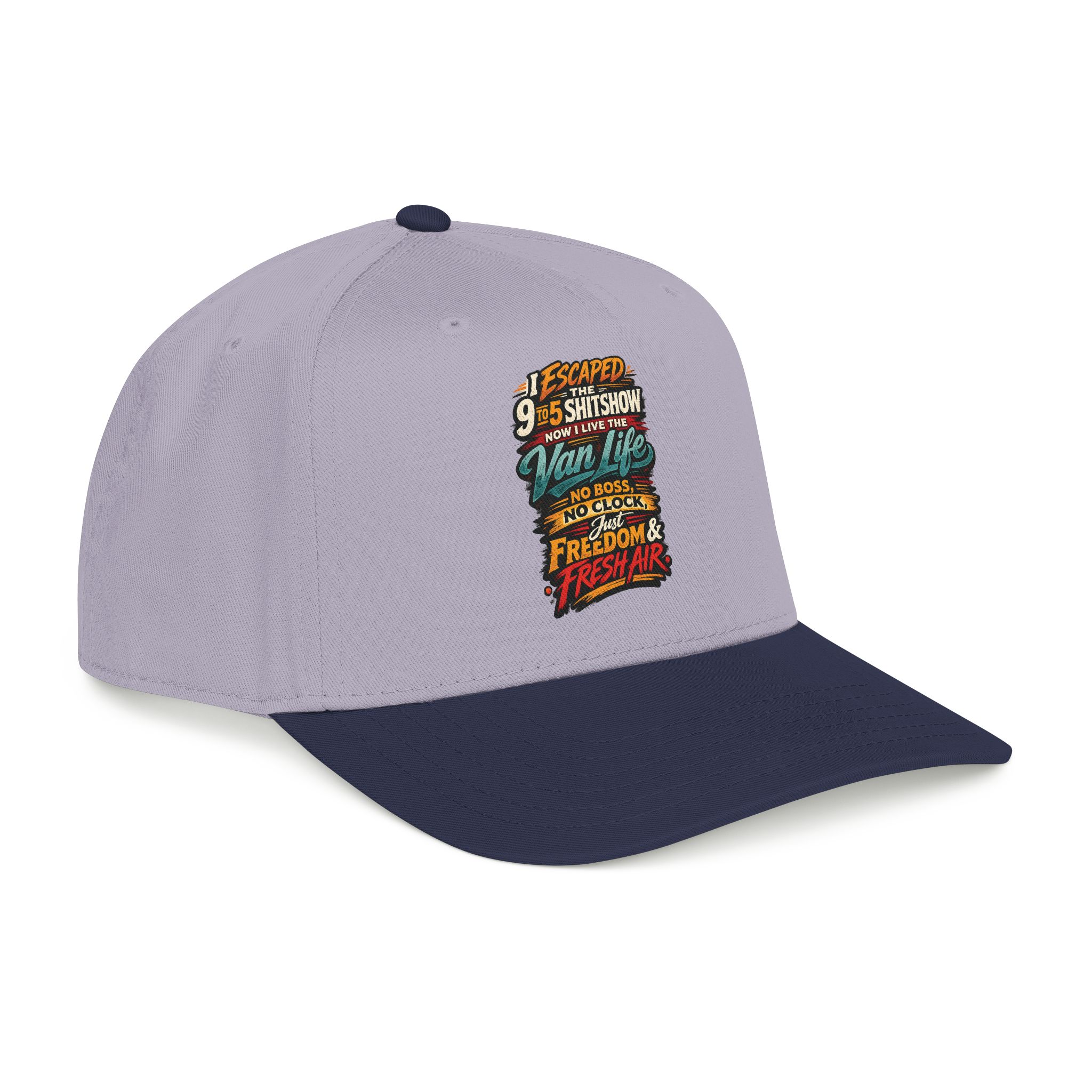 Baseball Cap - "I Escaped The 9 To 5" Design F**K-Line