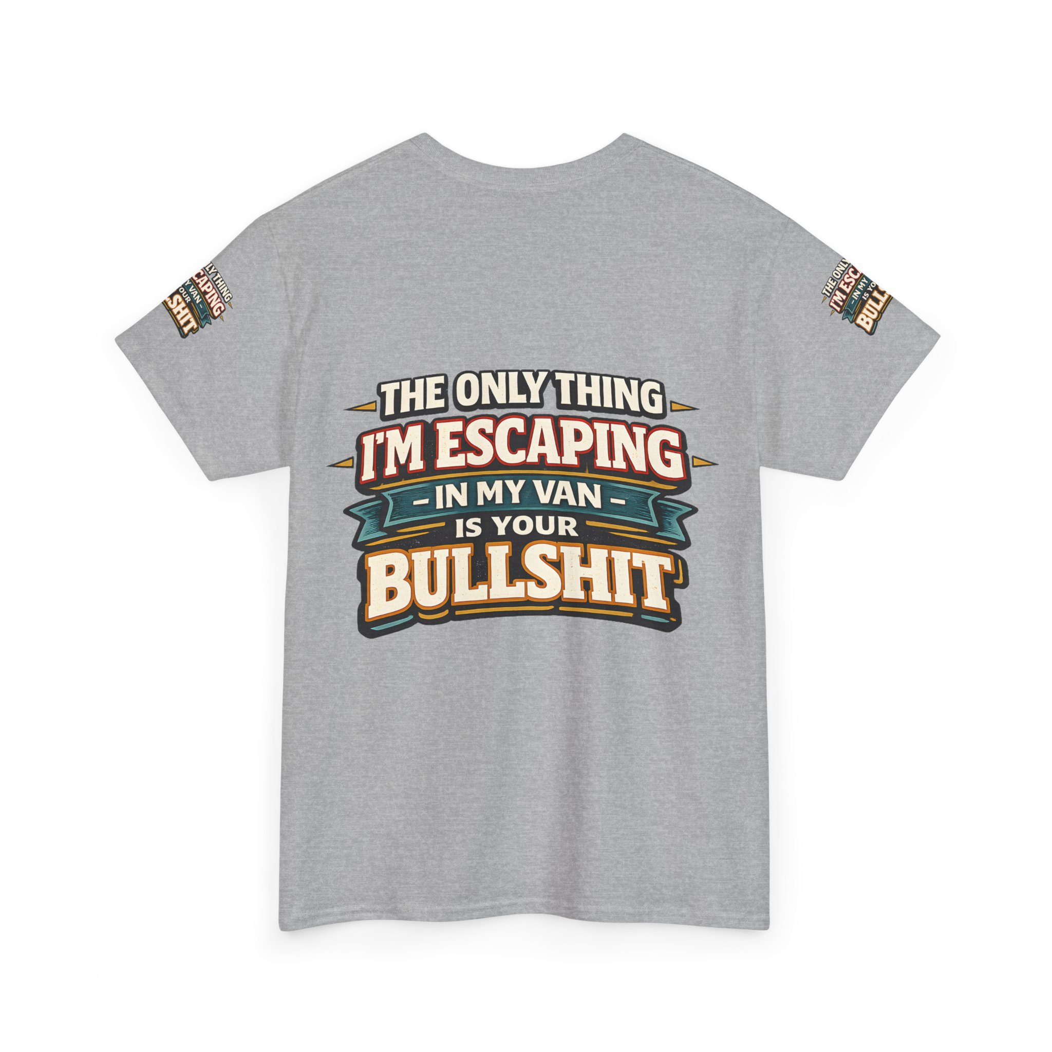 Unisex Heavy Cotton Tee — "The Only Thing I´m Escaping" Design F**K-Line