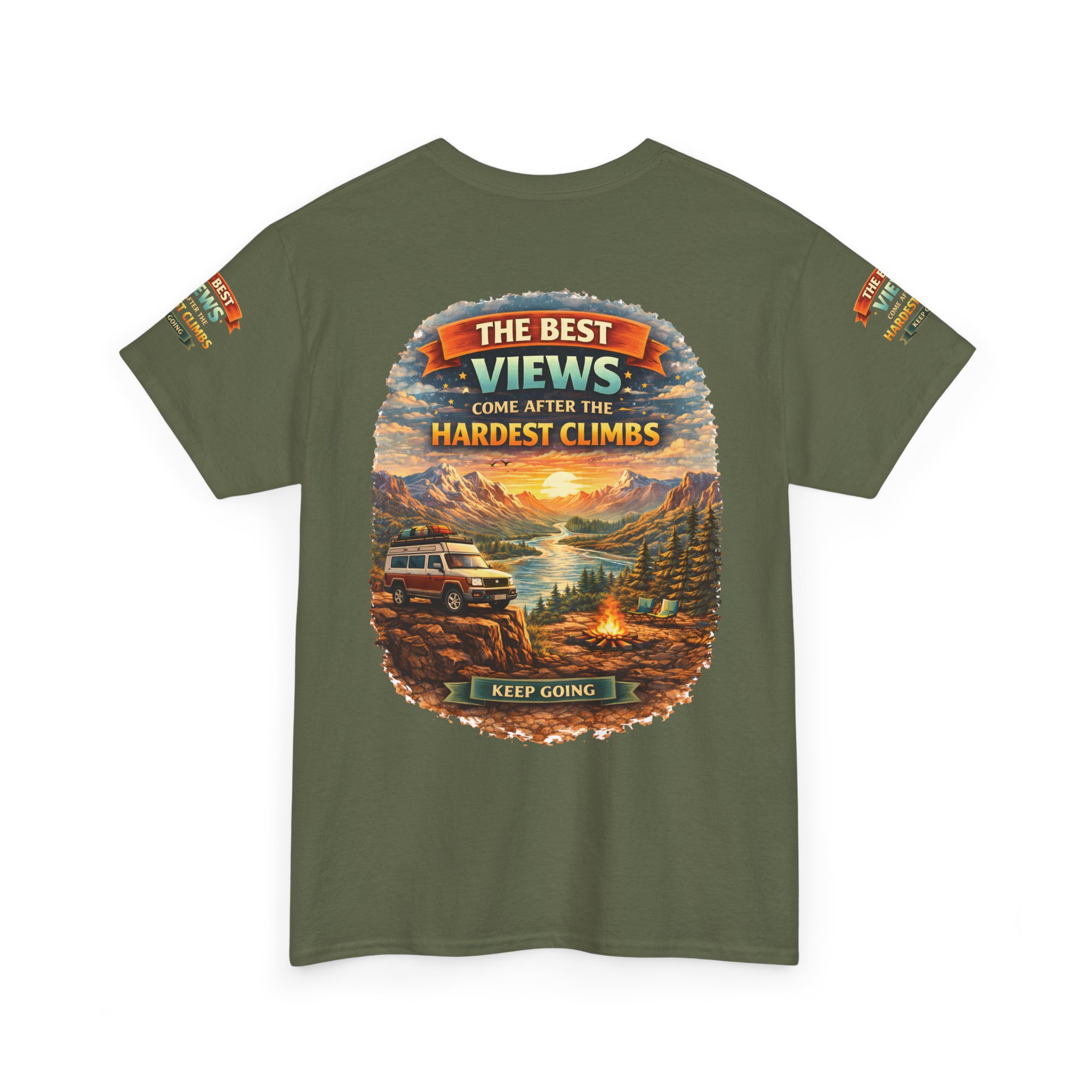 1830928250392410050_2048.jpeg Unisex Heavy Cotton Tee — "The Best Views" Design Scenic-Line