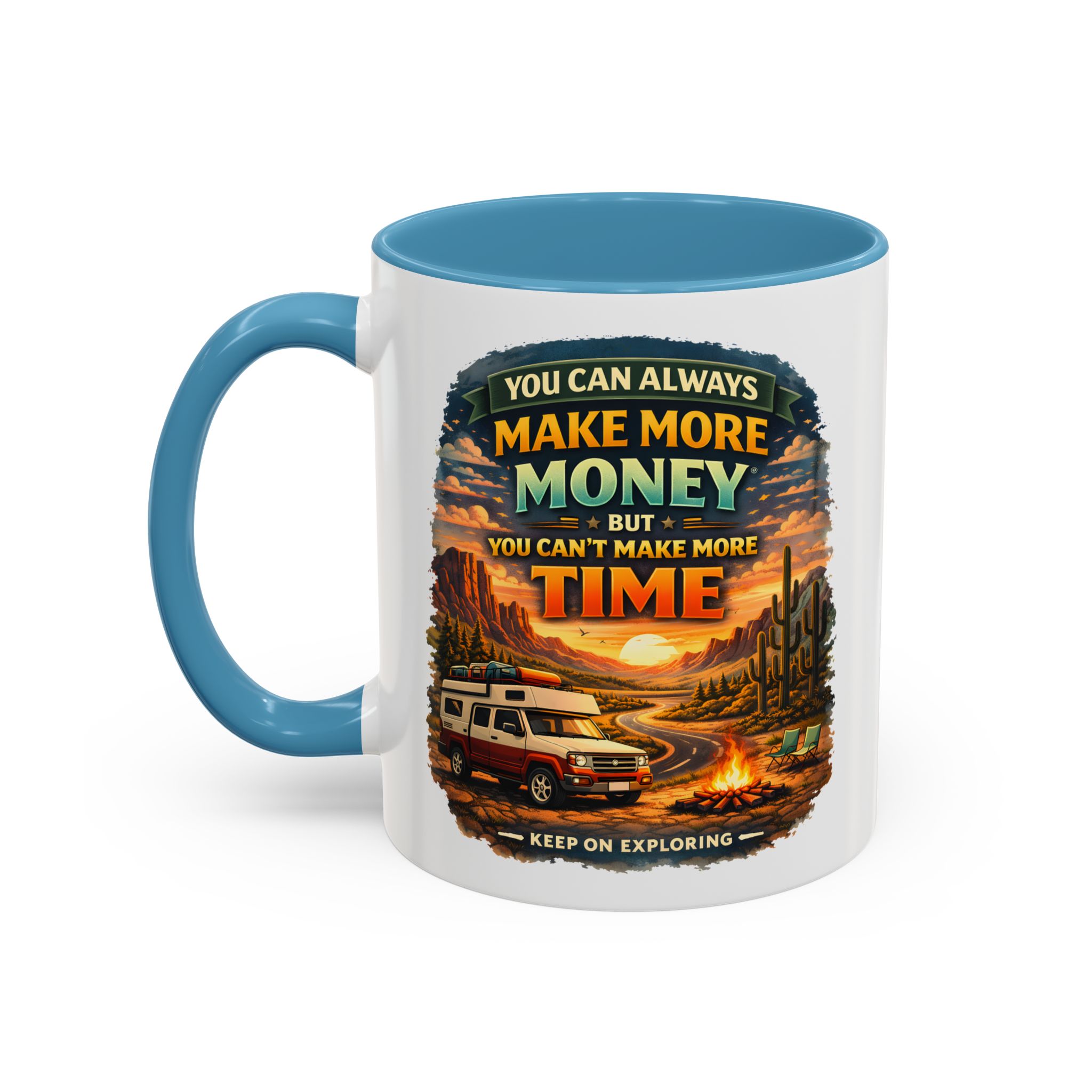 18326682757009355805_2048.jpeg Accent Coffee Mug (11, 15oz) — "You Can Always Make More Money" Design Scenic-Line