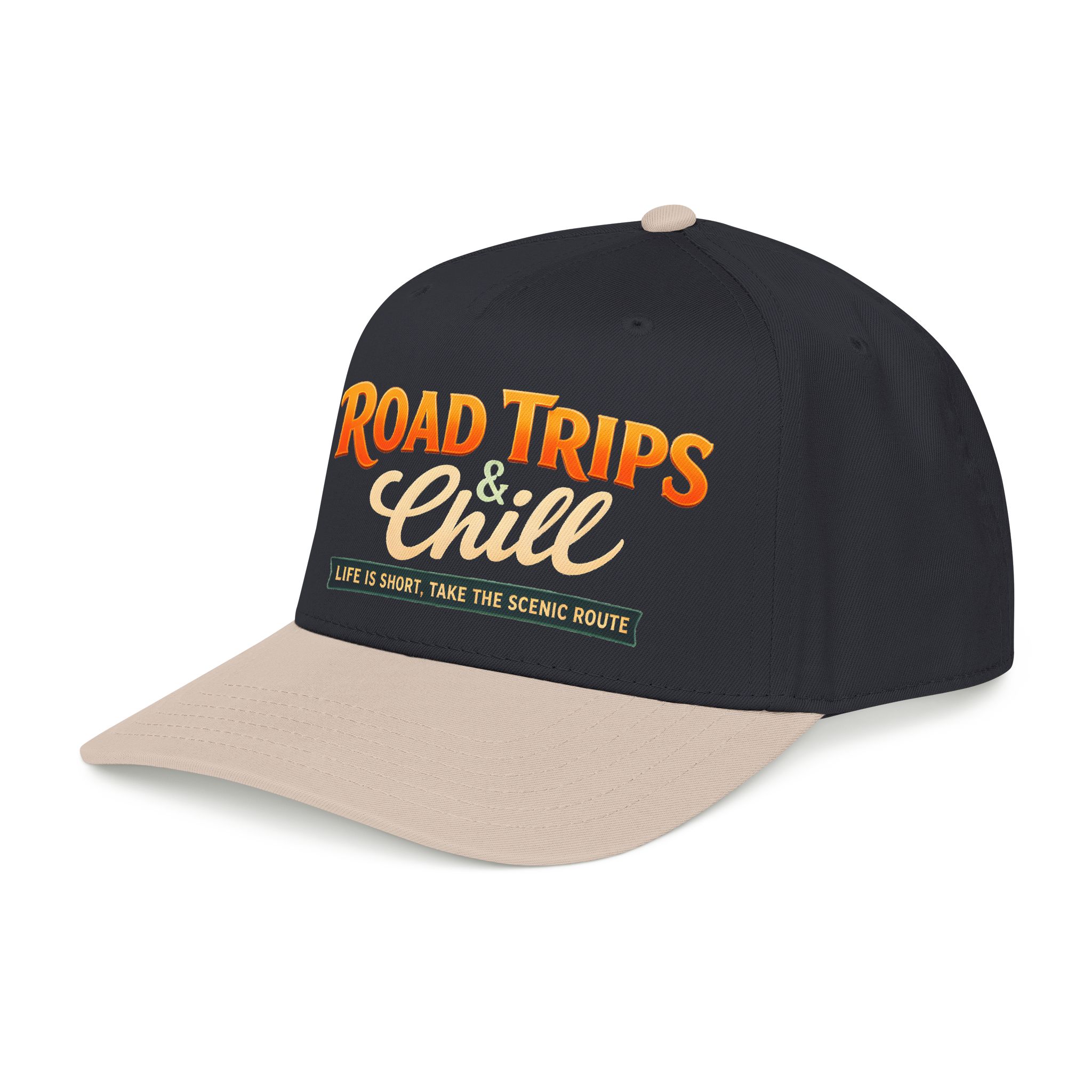 18327262857519159042_2048-5.jpeg Baseball Cap - "Road Trips And Chill" Design Scenic-Line