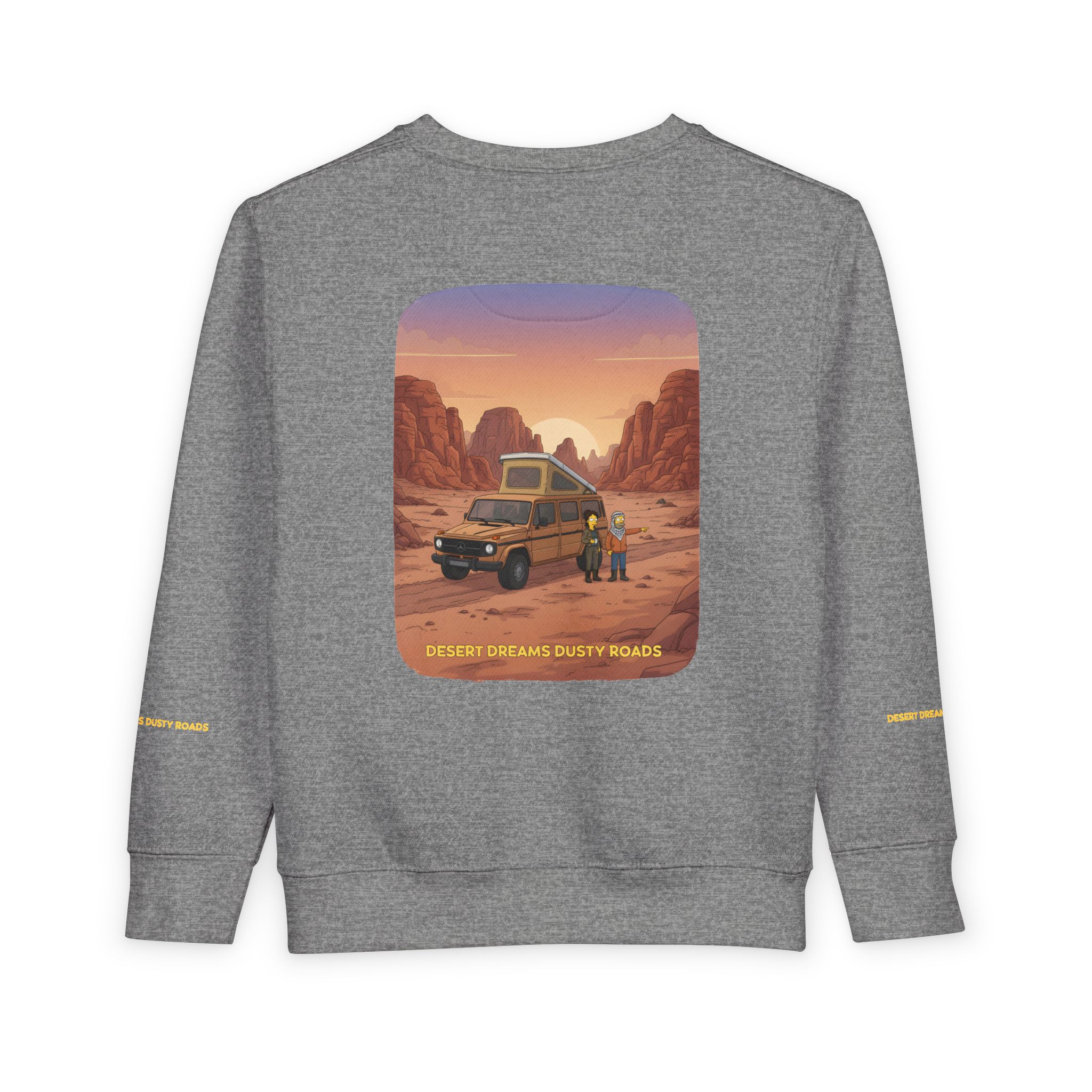 Toddler Sweatshirt - "Desert Dreams Dusty Roads" (Design Sitcom-Line)