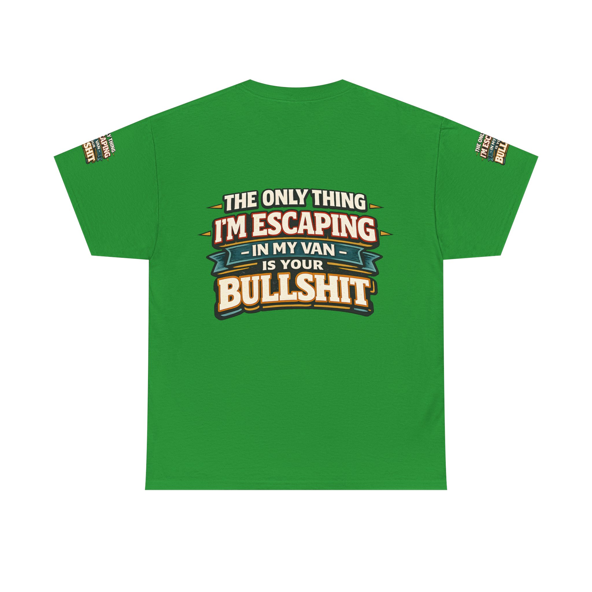 Unisex Heavy Cotton Tee — "The Only Thing I´m Escaping" Design F**K-Line