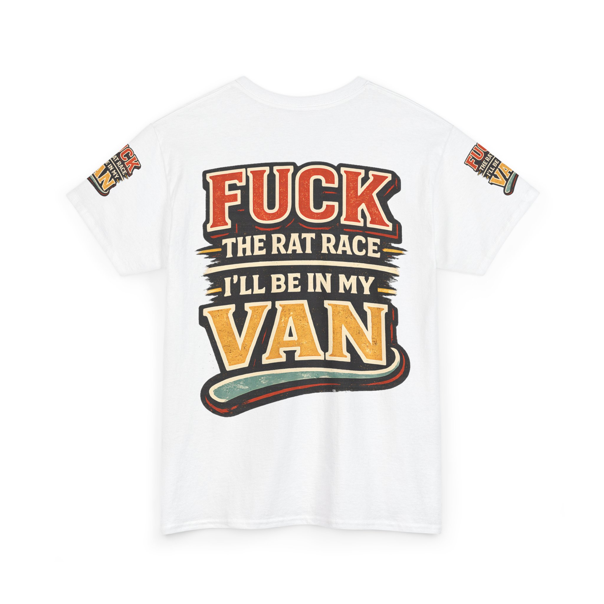 18372298513623621578_2048.jpeg Unisex Heavy Cotton Tee — "Fuck The Rat Race" Design F**K-Line