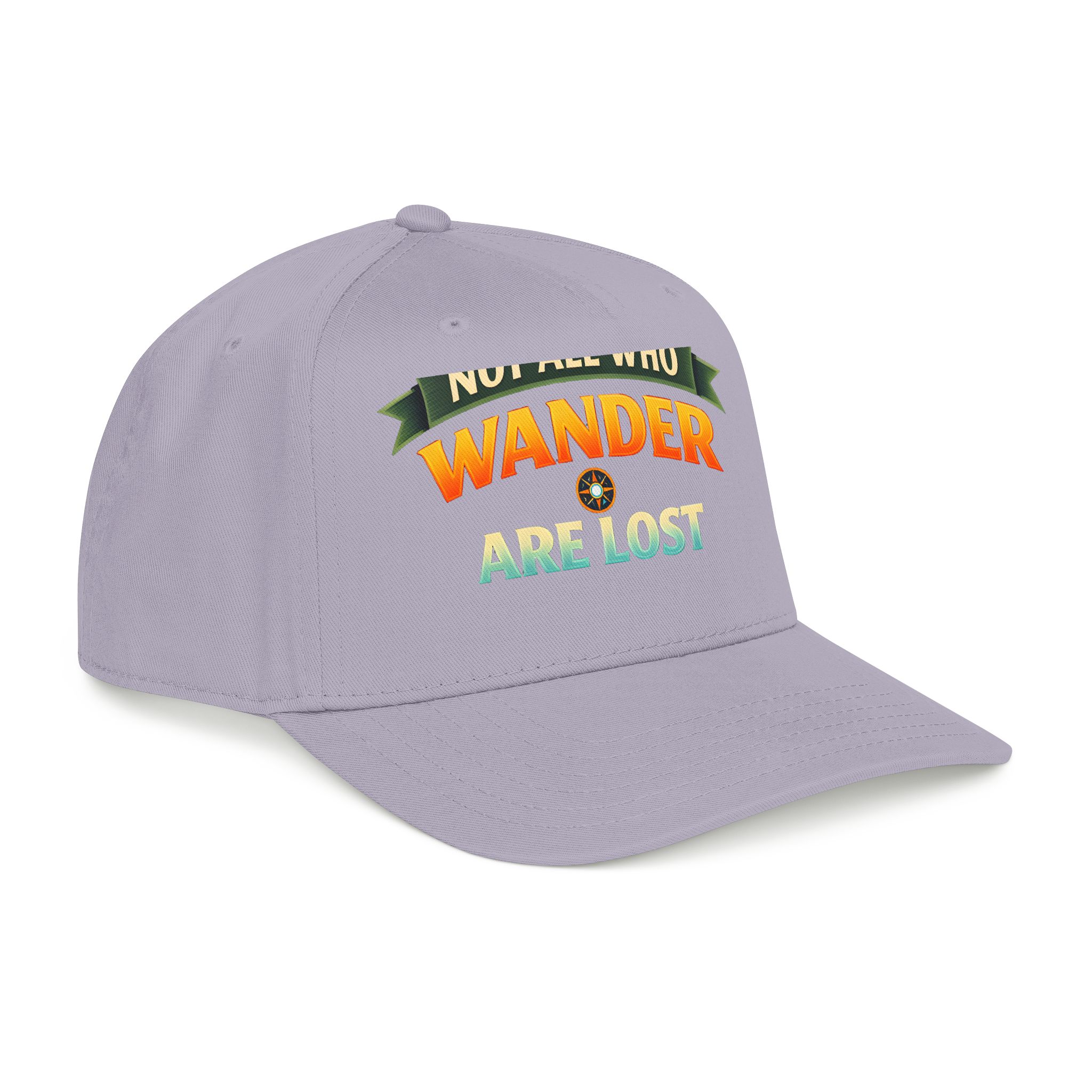Baseball Cap - "Not All Who Wander Are Lost" Design Scenic-Line