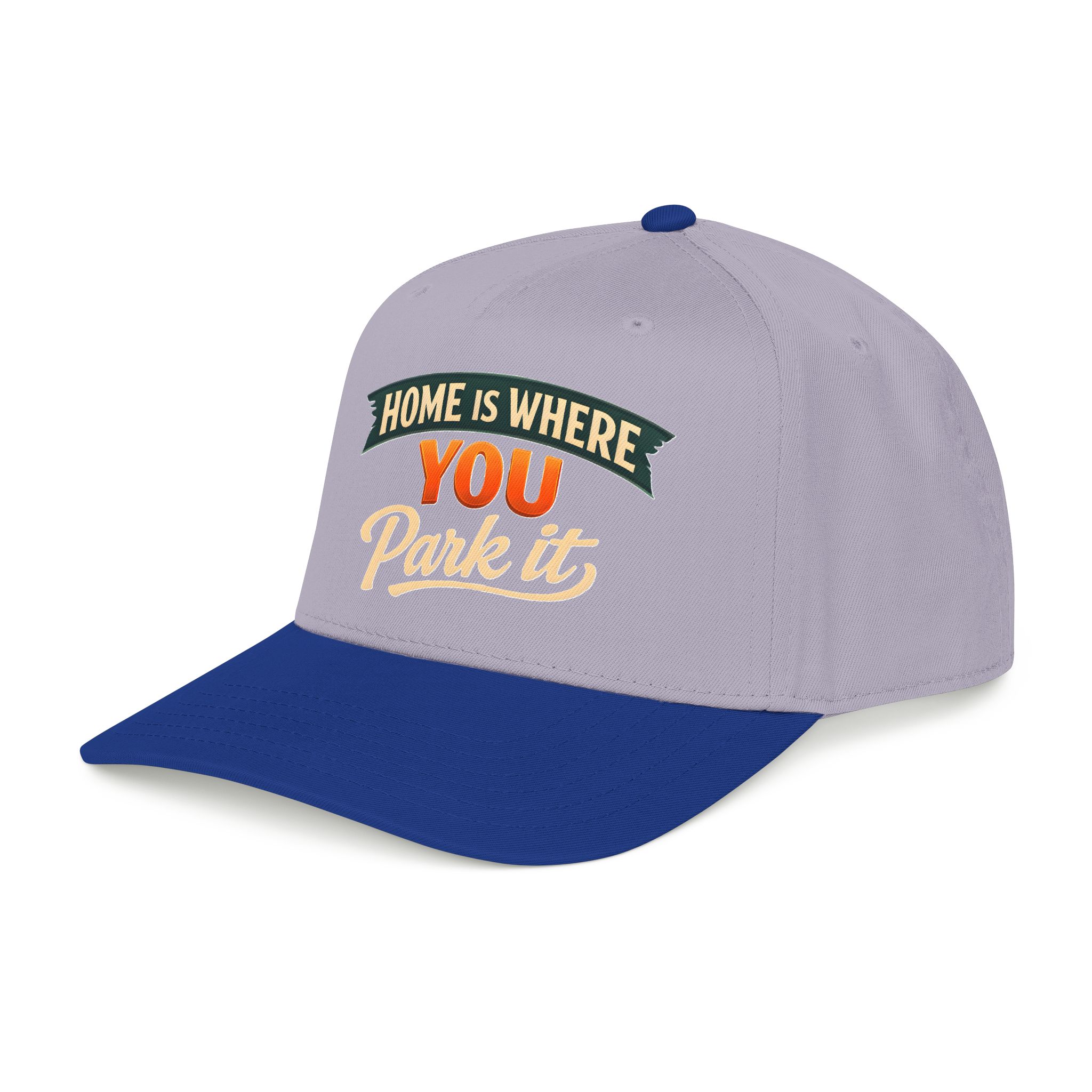 Baseball Cap - "Home Is where You Park It" Design Scenic-Line