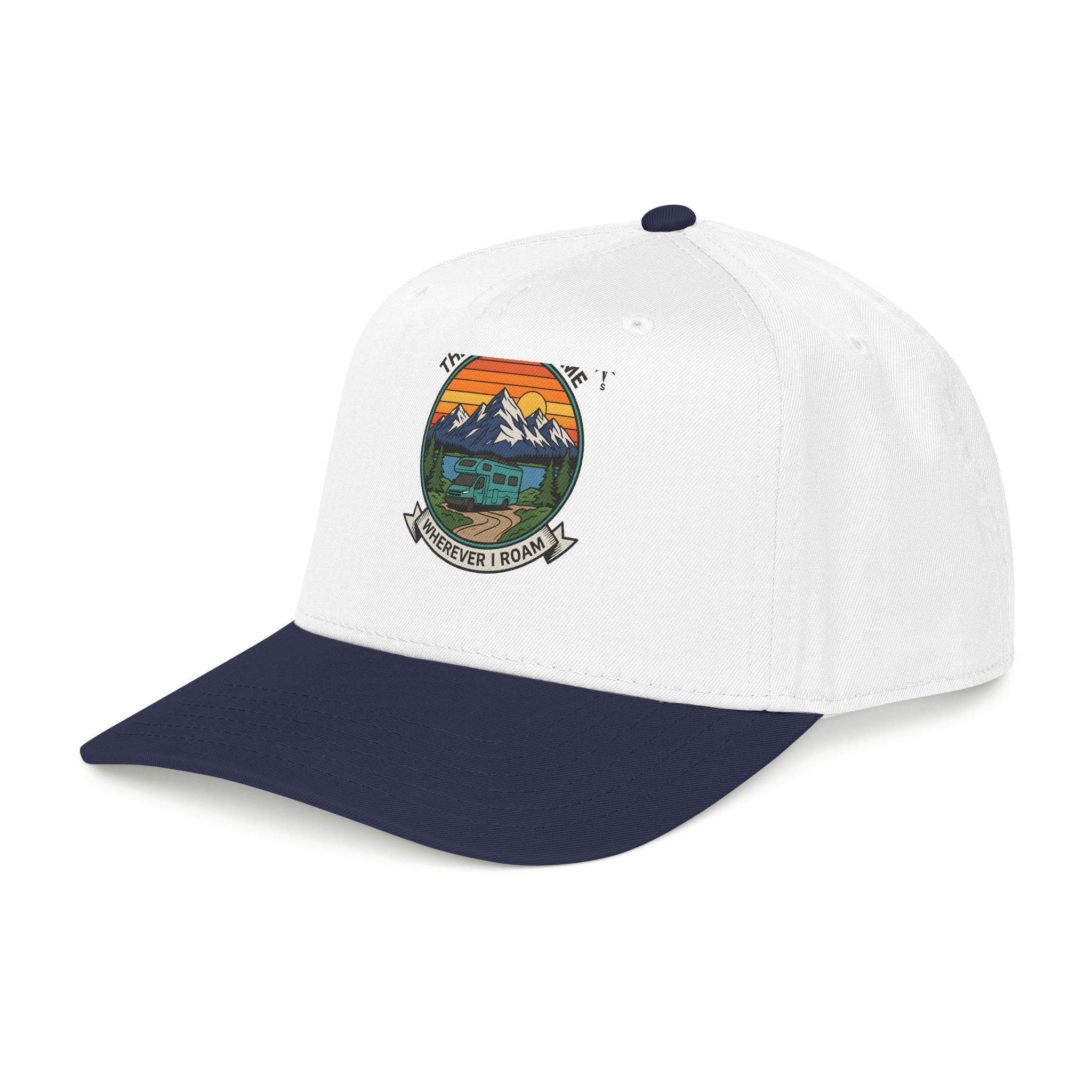 Baseball Cap — "The Road Is Home, Wherever I Roam"