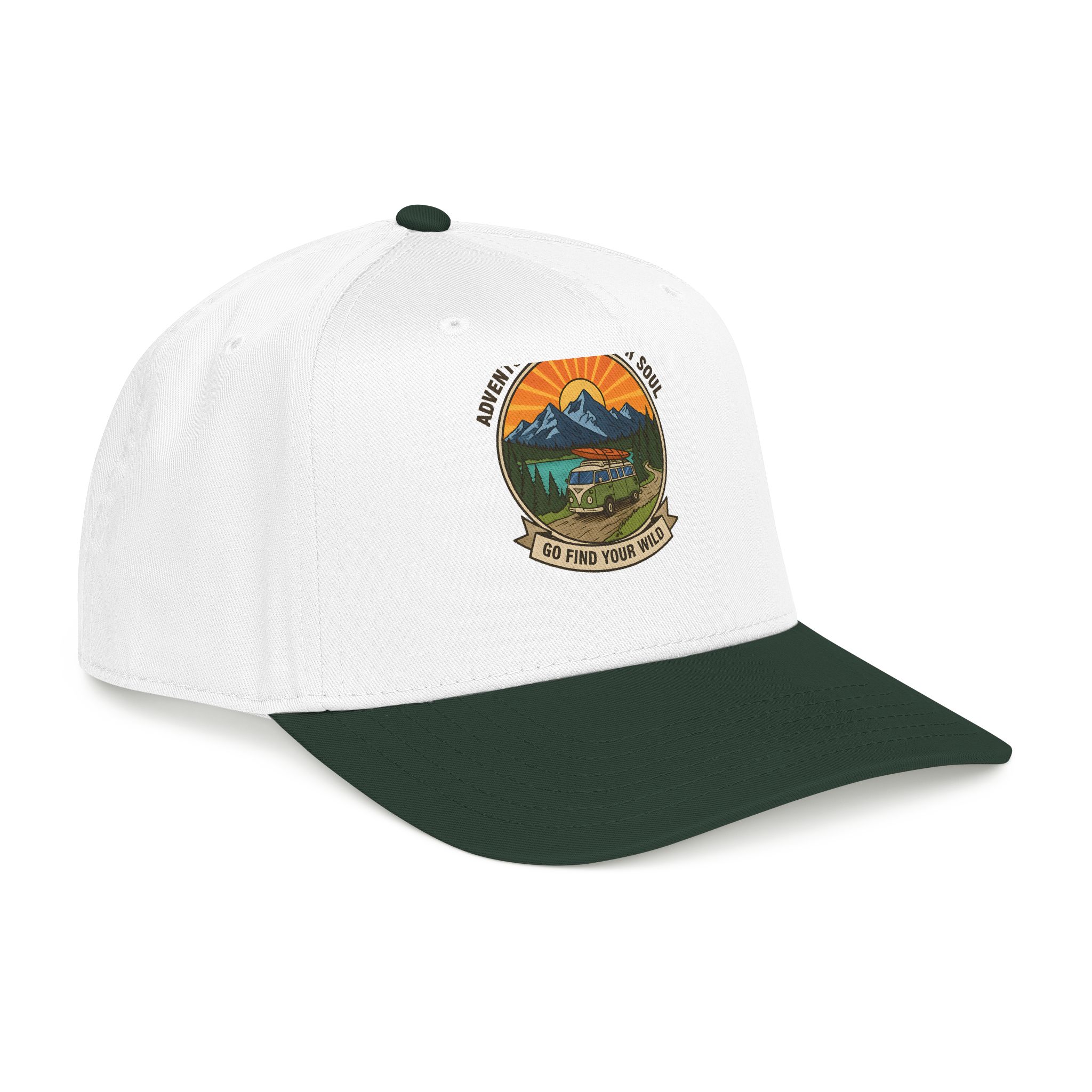 Baseball Cap — "Go Find Your Wild" Outdoor Patch