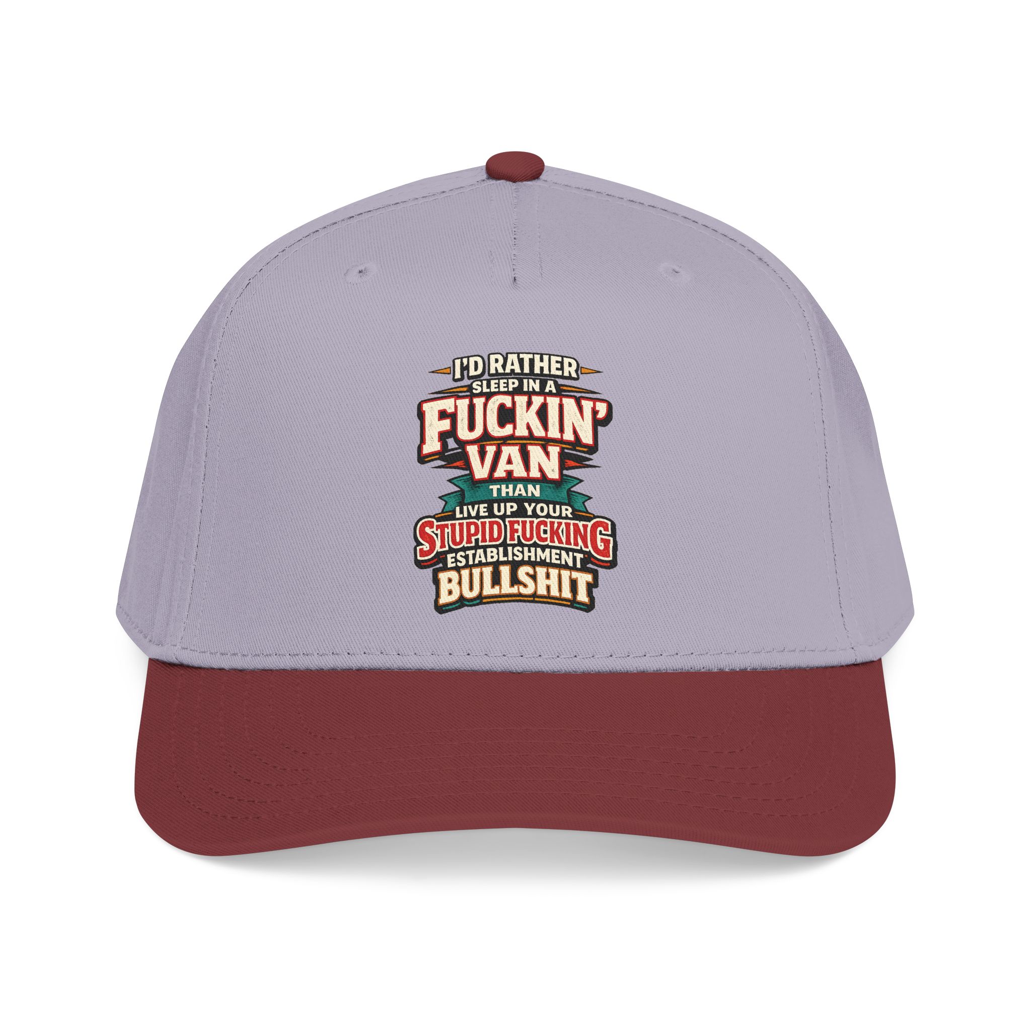 Baseball Cap - "I´d Rather Sleep in A Fucking Van" Design F**K-Line