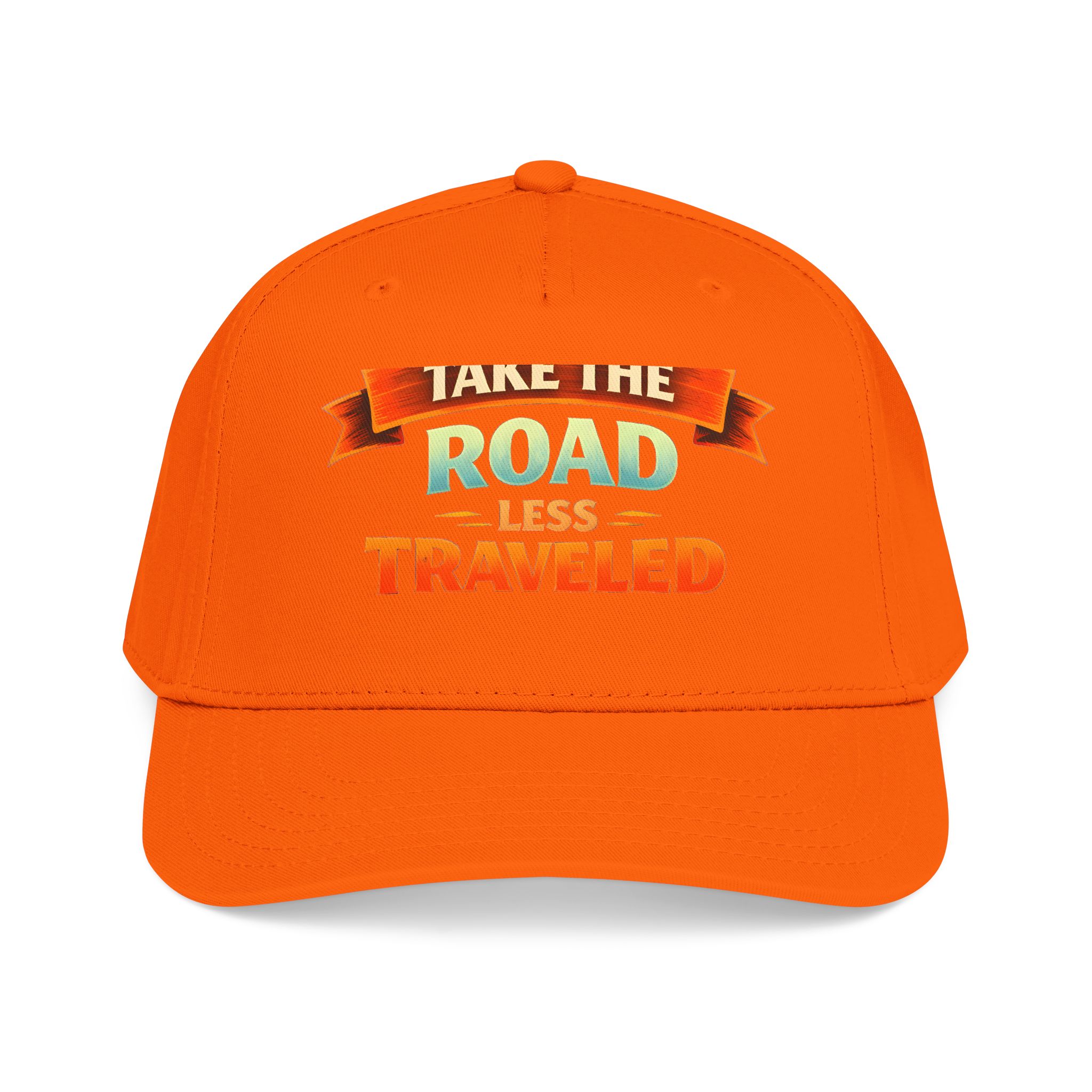 Baseball Cap - "Take The Road Less Traveled" Design Scenic-Line