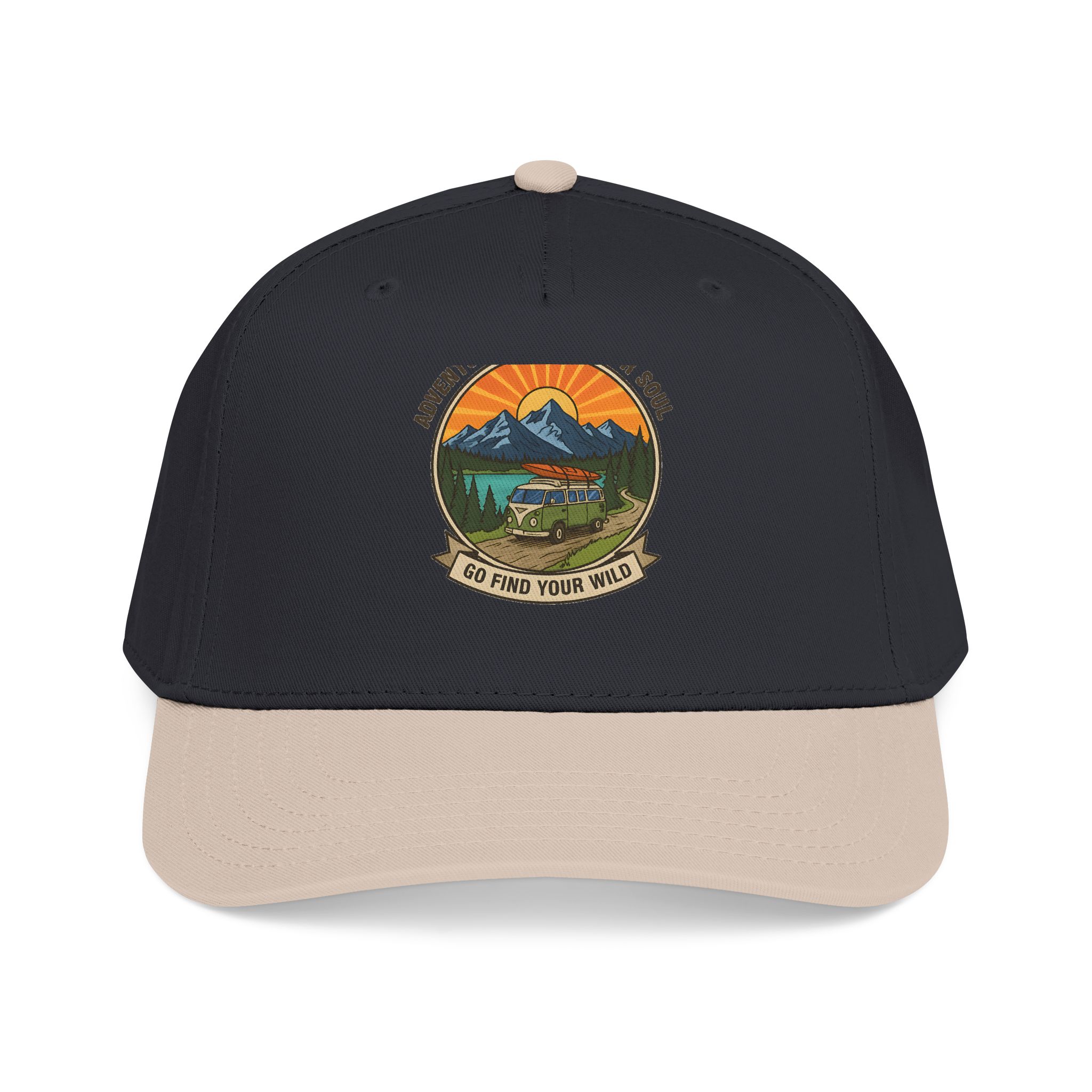 Baseball Cap — "Go Find Your Wild" Outdoor Patch