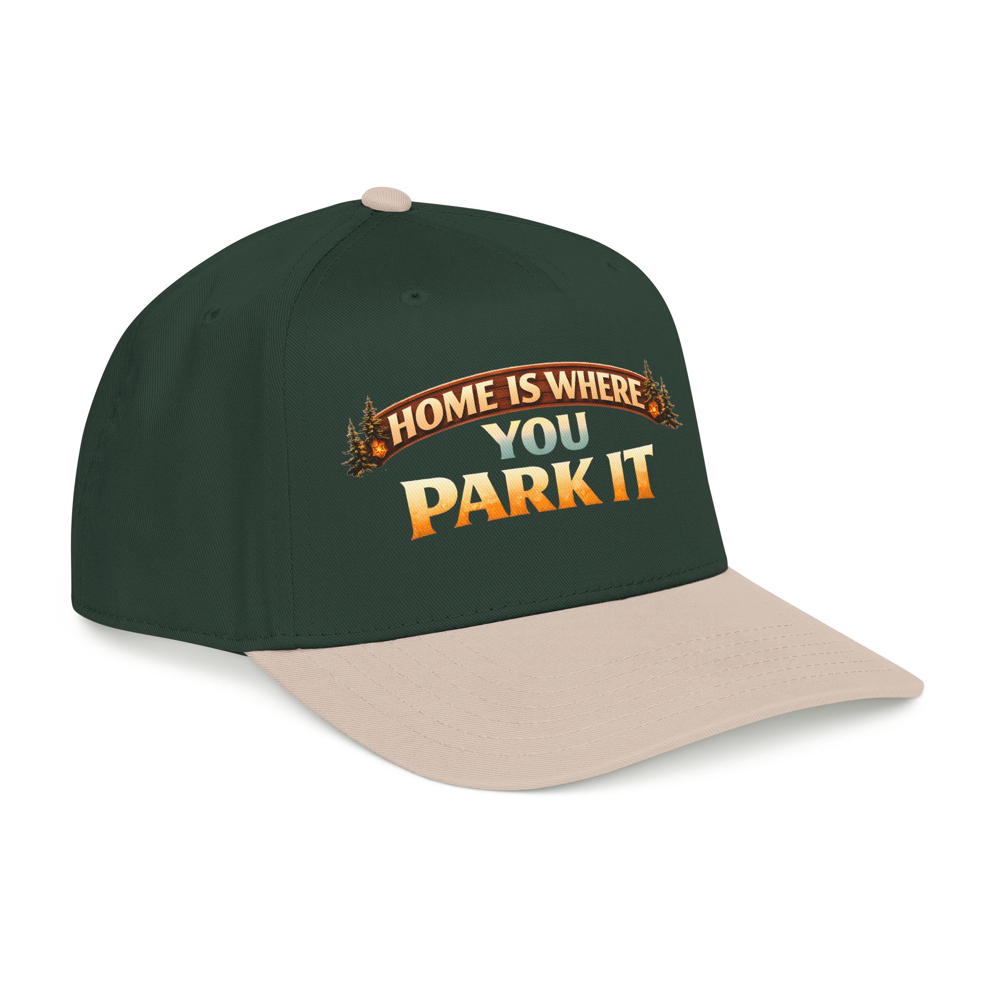 Baseball Cap - "Home Is Where You Park It" Design Scenic-Line