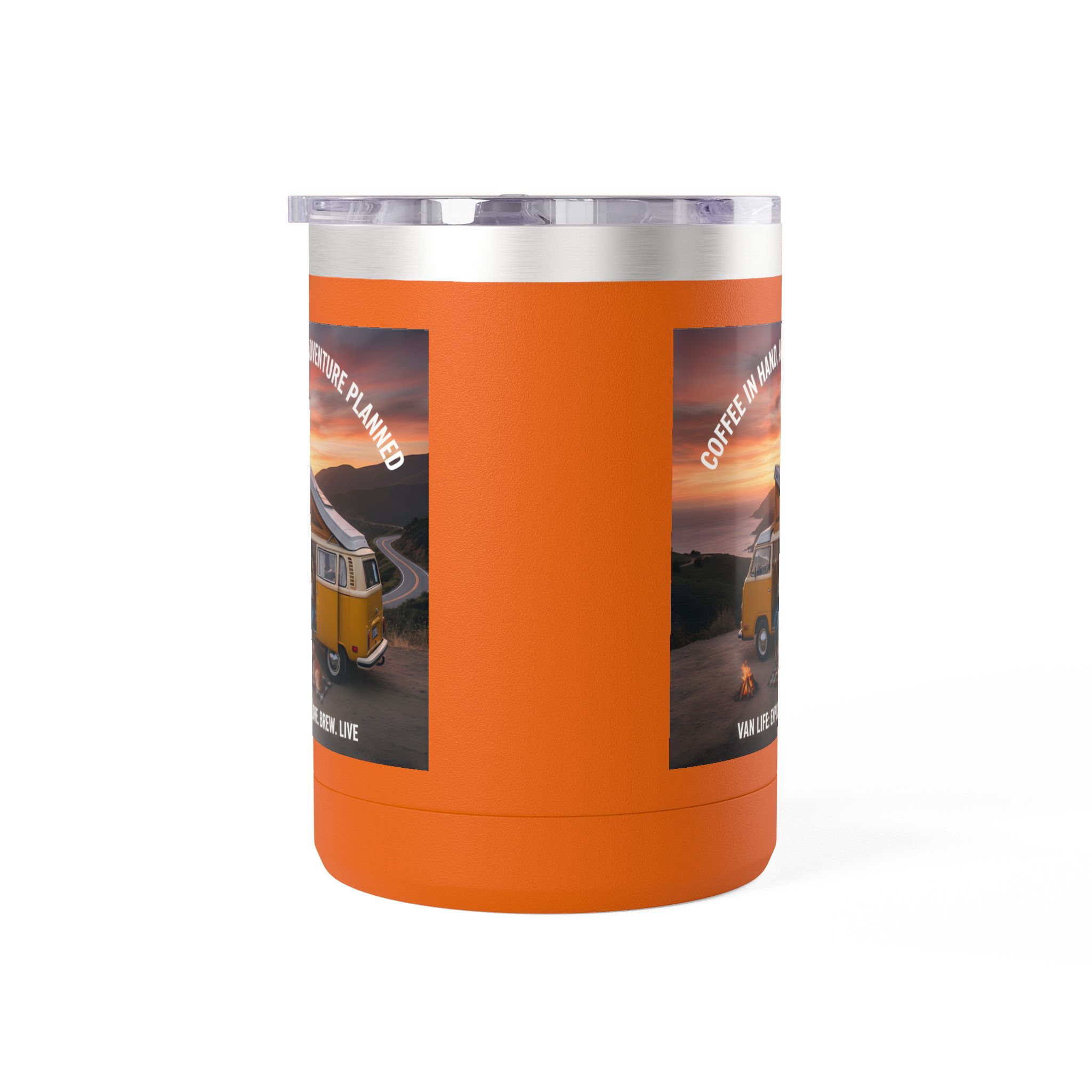 Coffee Mug Tumbler, 15oz — "Coffee in Hand, Adventure Planned"