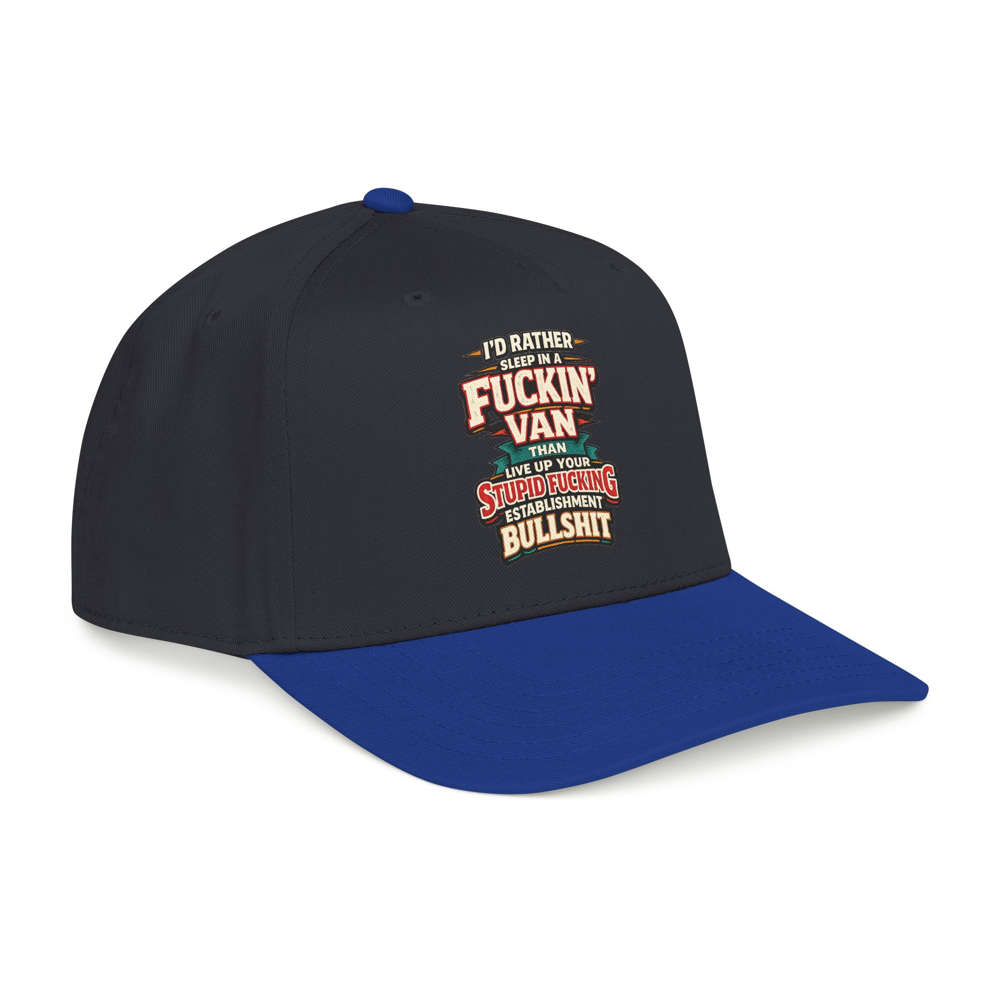 Baseball Cap - "I´d Rather Sleep in A Fucking Van" Design F**K-Line