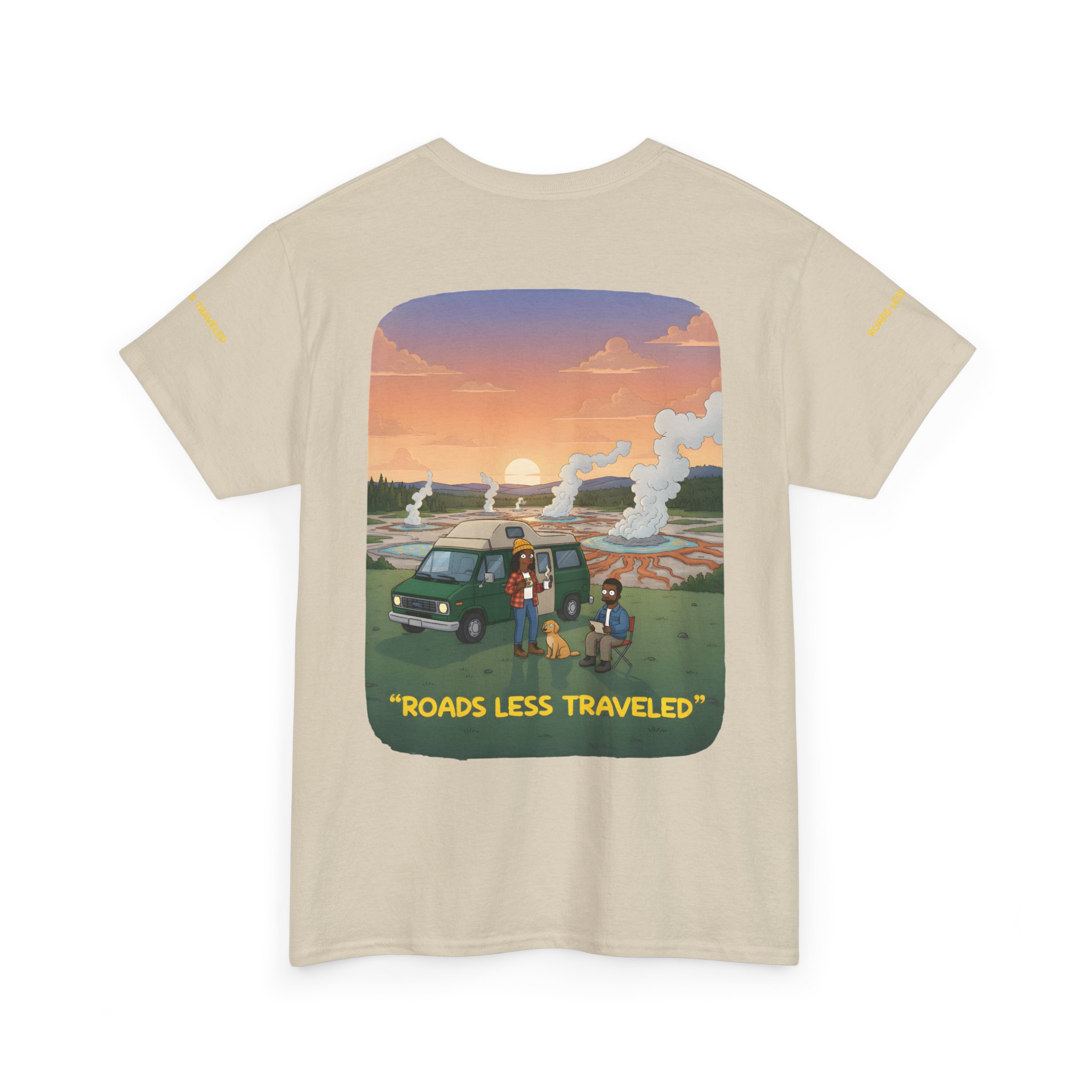 1972115248910921155_2048.jpeg Unisex Heavy Cotton Tee — "Roads Less Traveled" Design Sitcom-Line