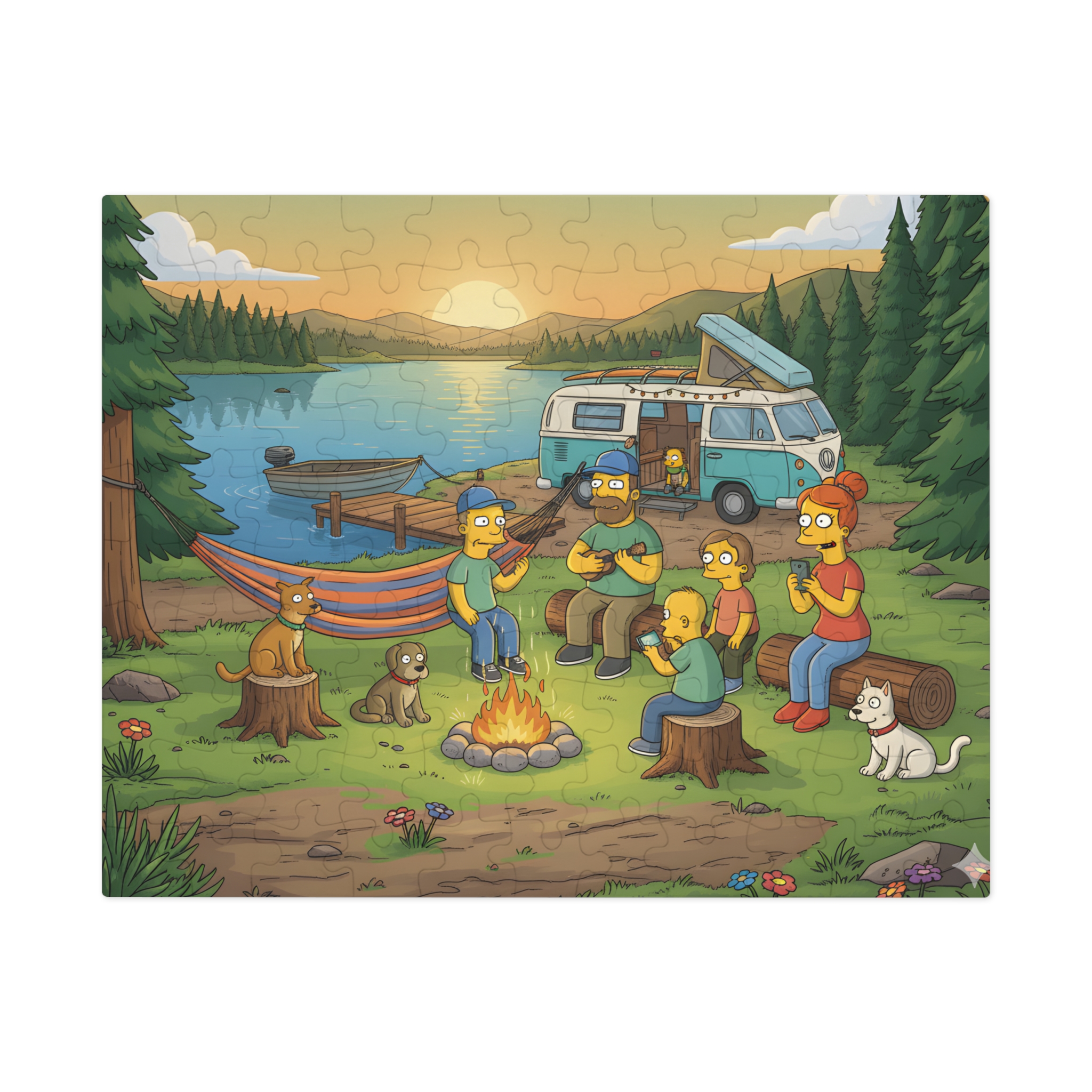 Jigsaw Puzzle with Tin — Scenic Campervan Jigsaw