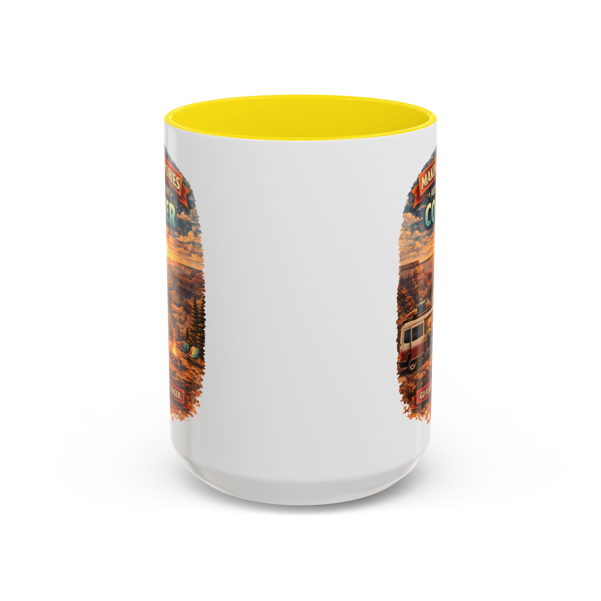 1979922399454211585_2048.jpeg Accent Coffee Mug (11, 15oz) — "Making Memories Around Every Corner" Design Scenic-Line