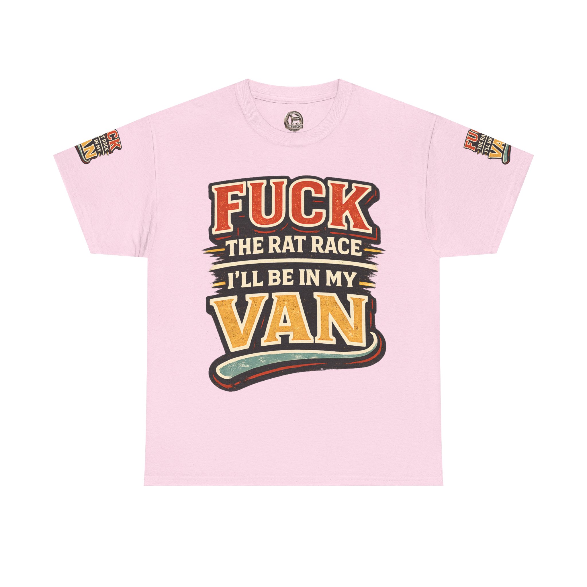 1981168503421194655_2048.jpeg Unisex Heavy Cotton Tee — "Fuck The Rat Race" Design F**K-Line
