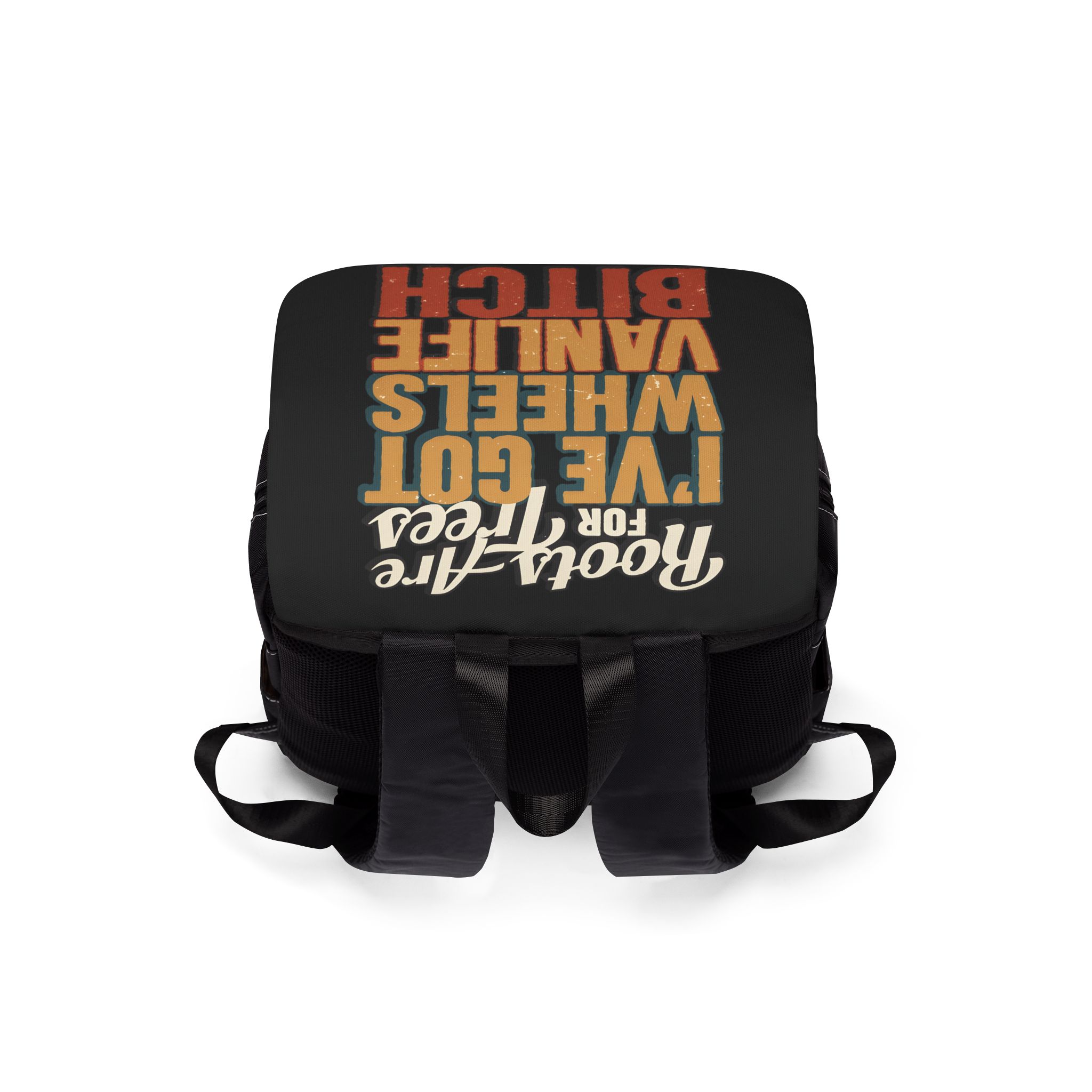 Unisex Casual Shoulder Backpack — "Roots Are For Trees" Design F**K-Line