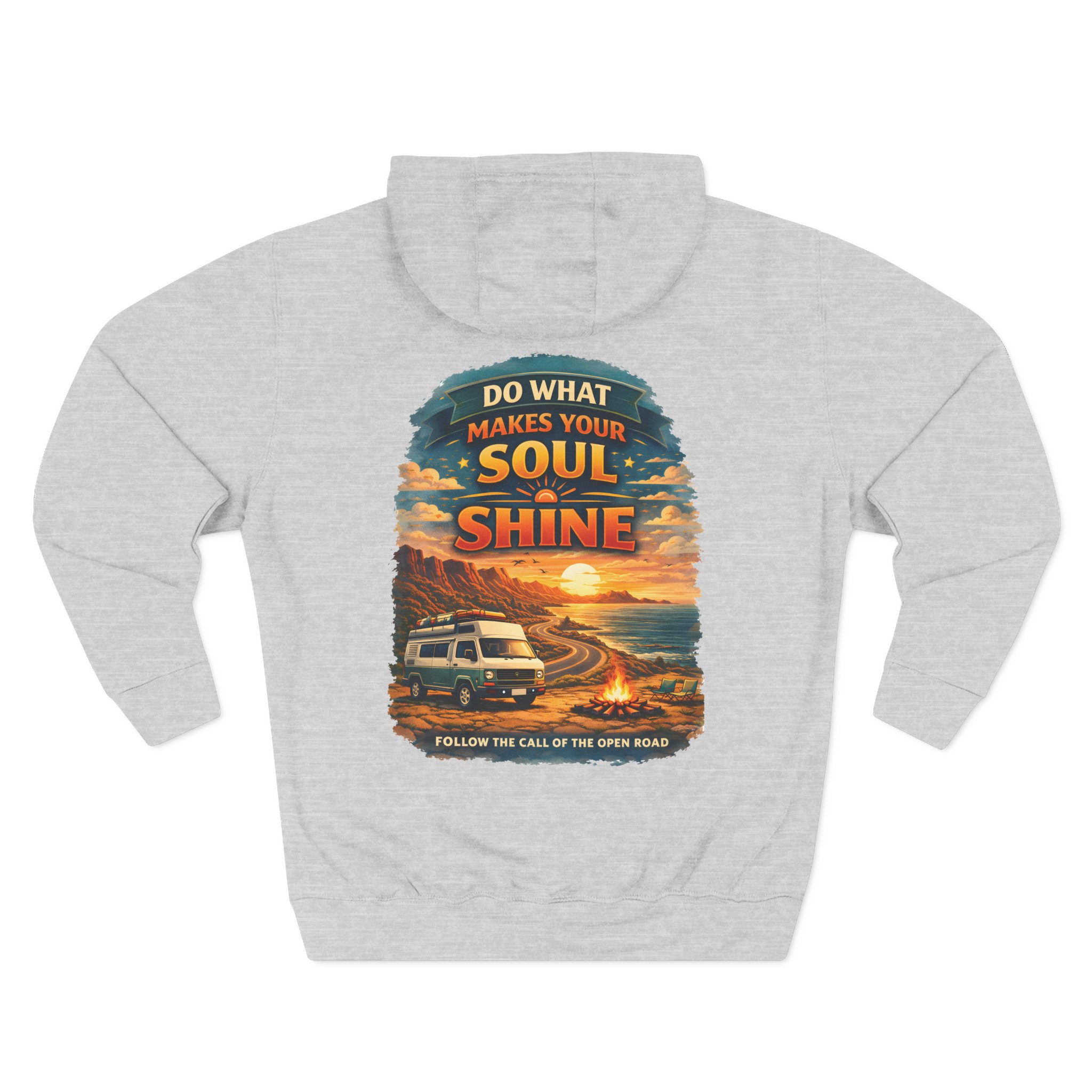 1998463616604285611_2048.jpeg Three-Panel Fleece Hoodie - "Do What Makes Your Soul Shine" Design Scenic-Line