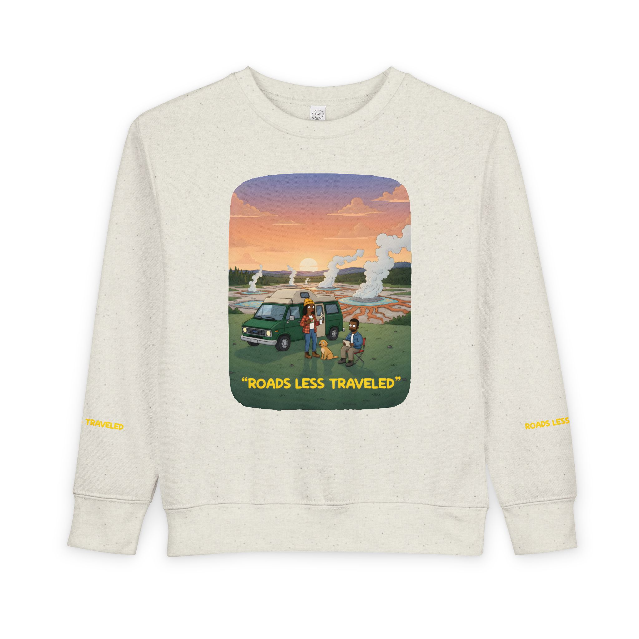 Toddler Sweatshirt - "Roads Less Traveled" (Design Sitcom-Line)