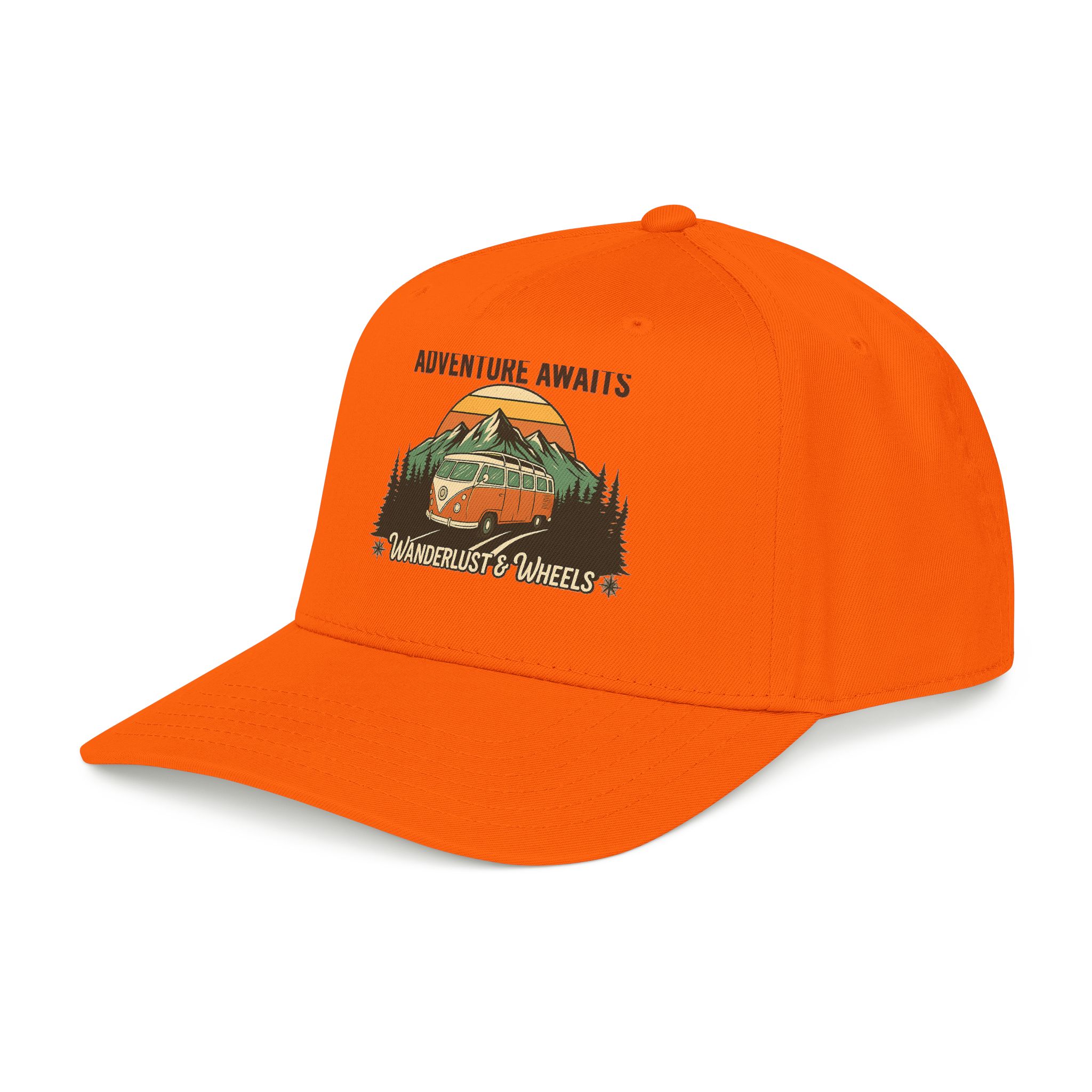 Baseball Cap - "Home Is Where You Adventure Awaits" Mid Profile Baseball Cap