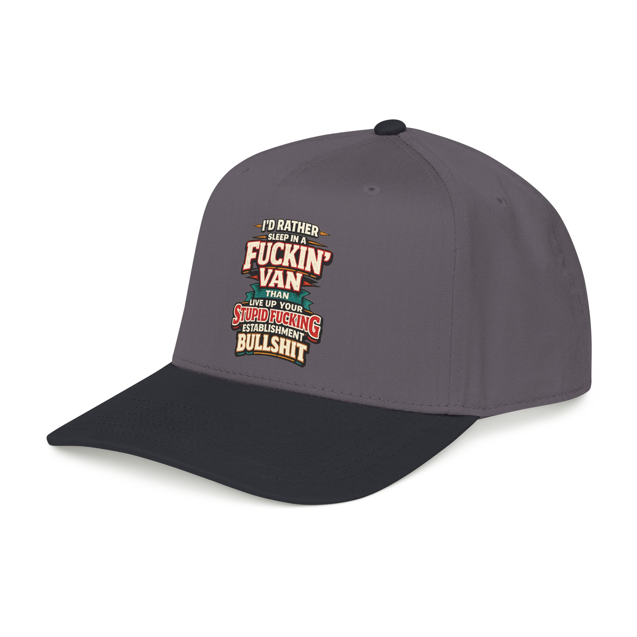 Baseball Cap - "I´d Rather Sleep in A Fucking Van" Design F**K-Line