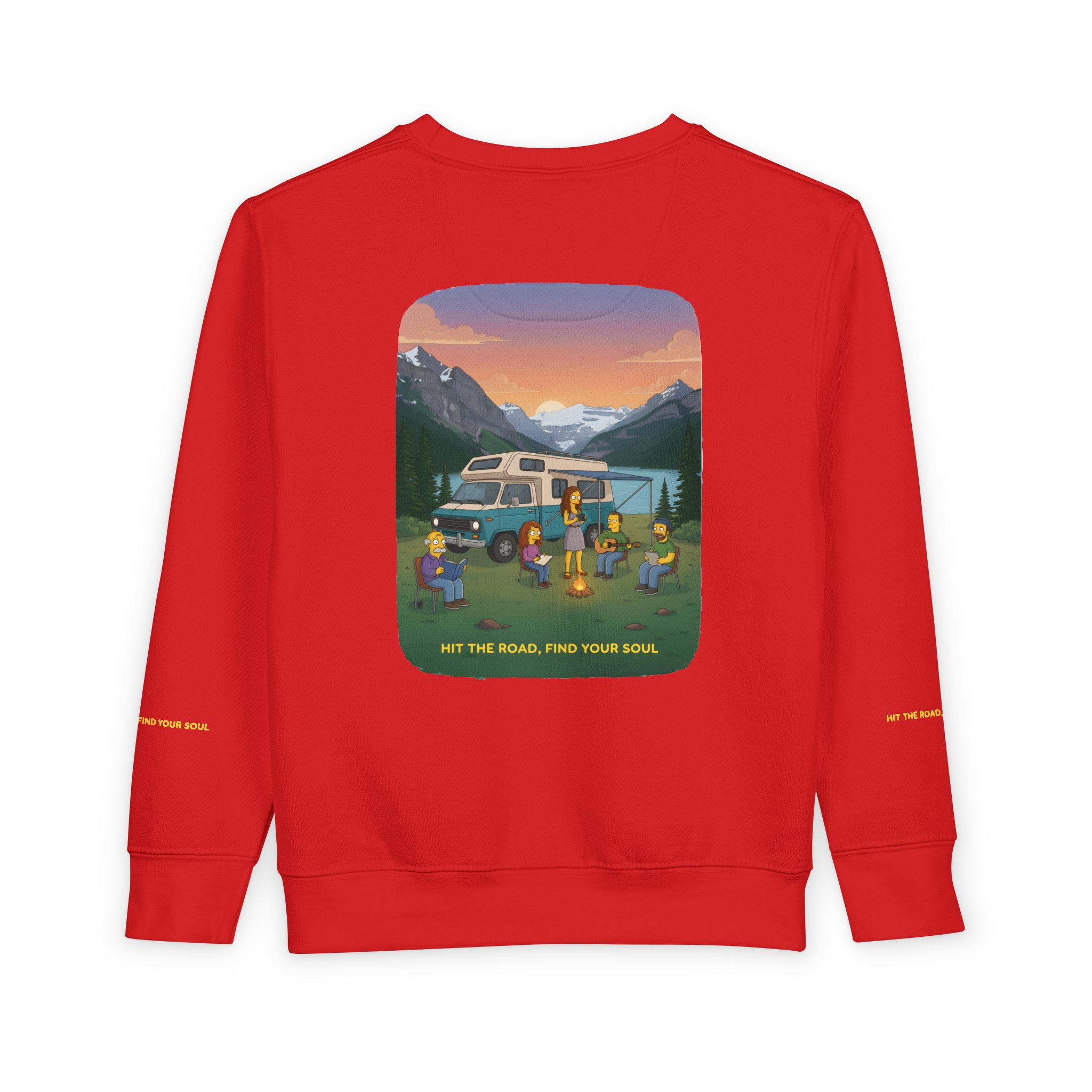 Toddler Sweatshirt - "Hit The Road-Find Your Soul" (Design Sitcom-Line)